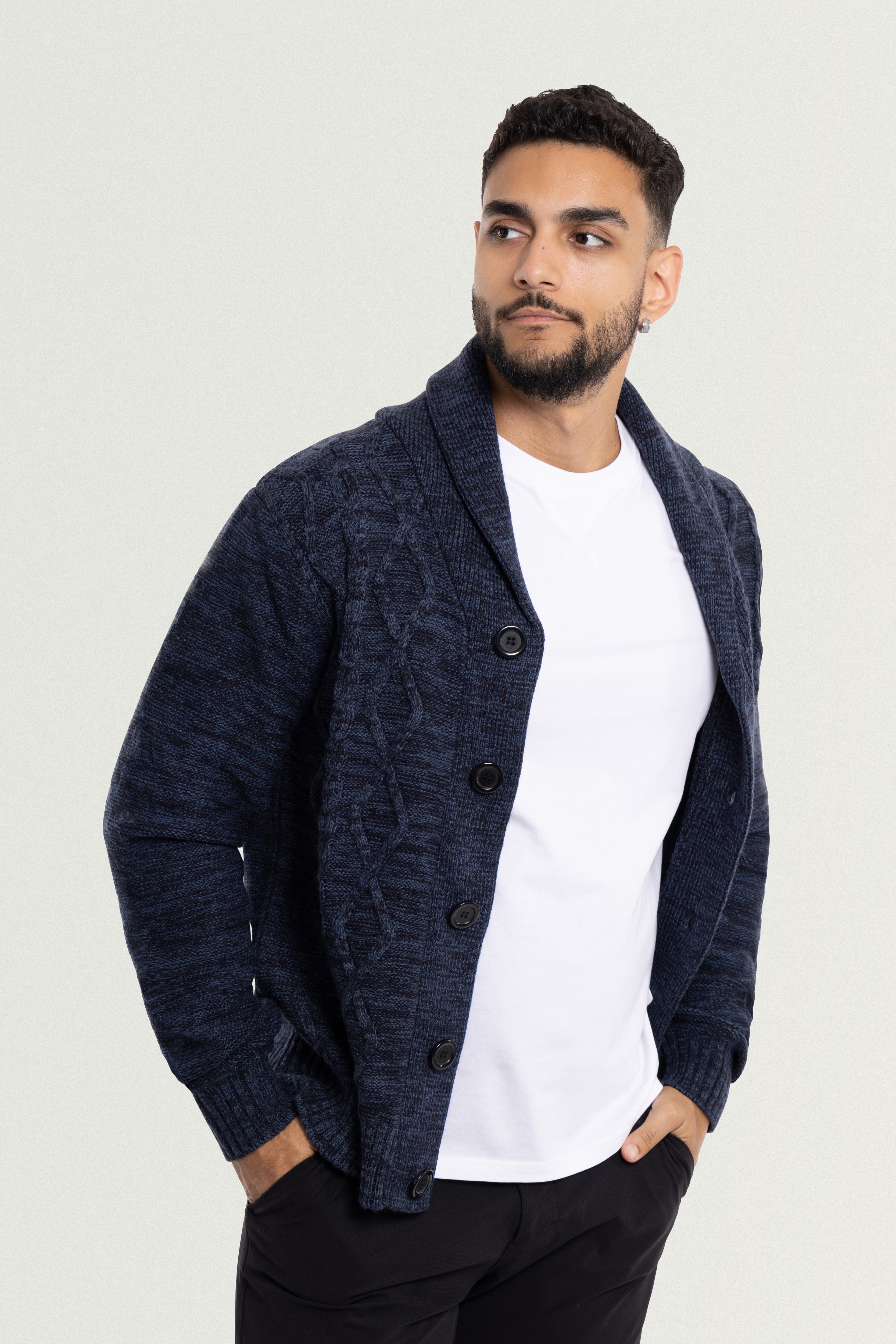 mens grandpa sweater  mens sweater korean  men's long cardigan  mens military wool sweater