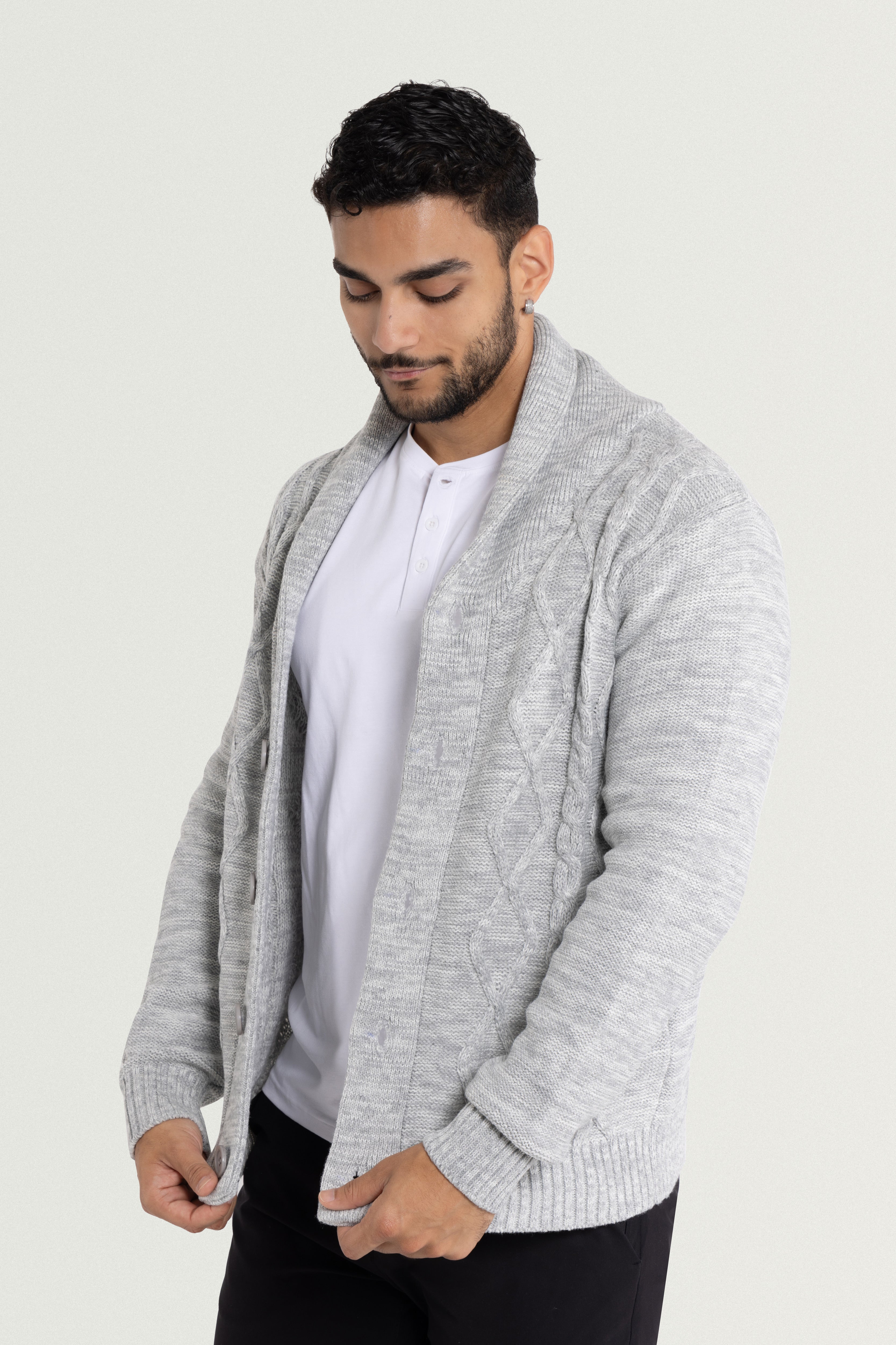 shawl neck cardigan men  mens lightweight cardigan sweater  christmas cardigan mens