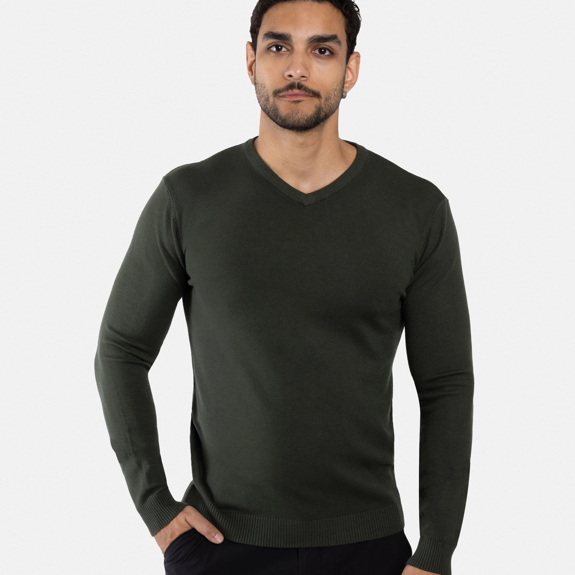 #XMW-39137 The Classic V-Neck Perfect Sweater