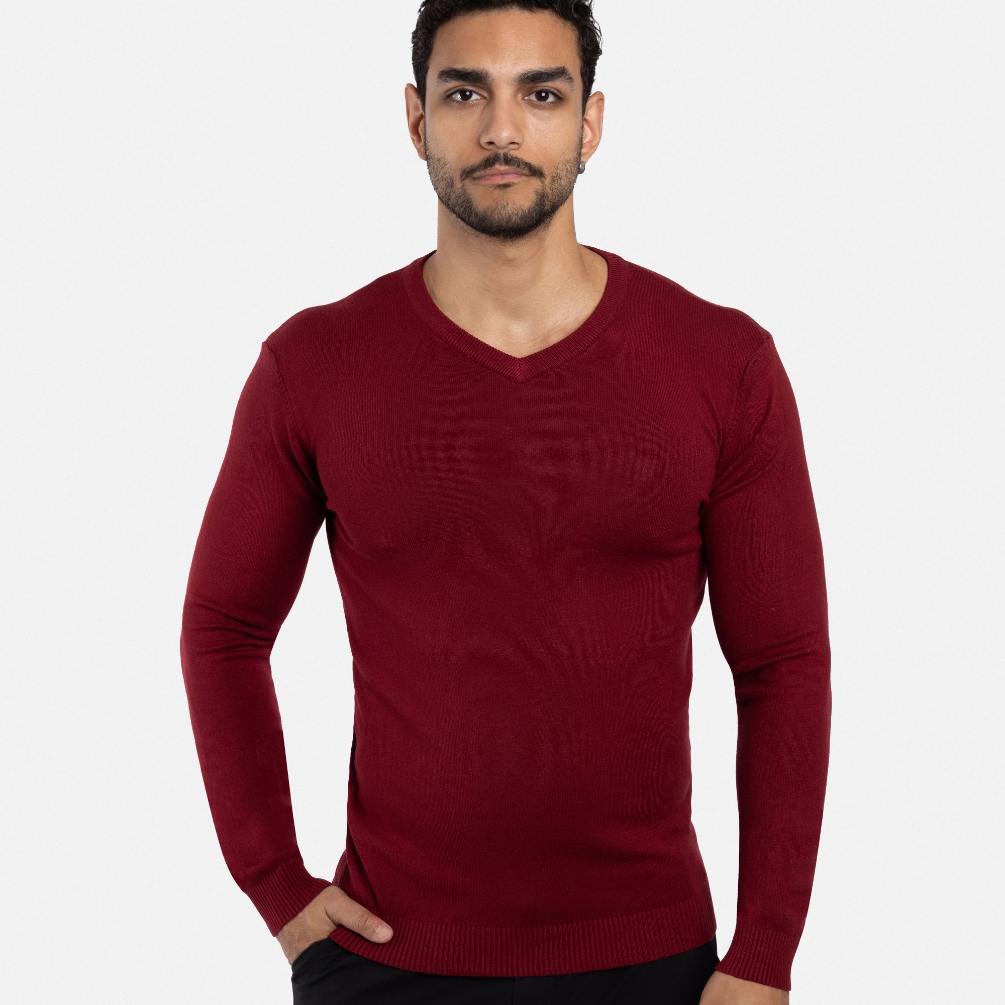 #XMW-39137 The Classic V-Neck Perfect Sweater
