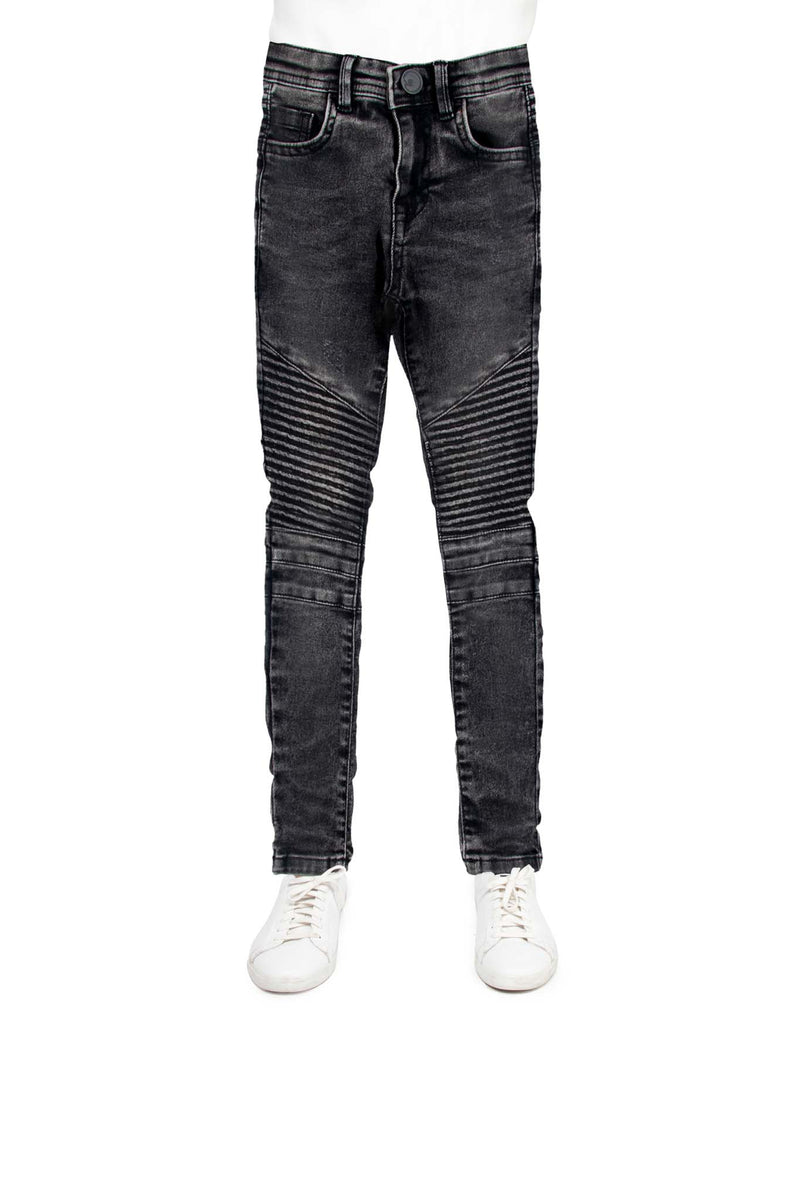 XRay Jeans Little Boys Slim Fit Biker Distressed Washed Jeans Pants – X-RAY  JEANS