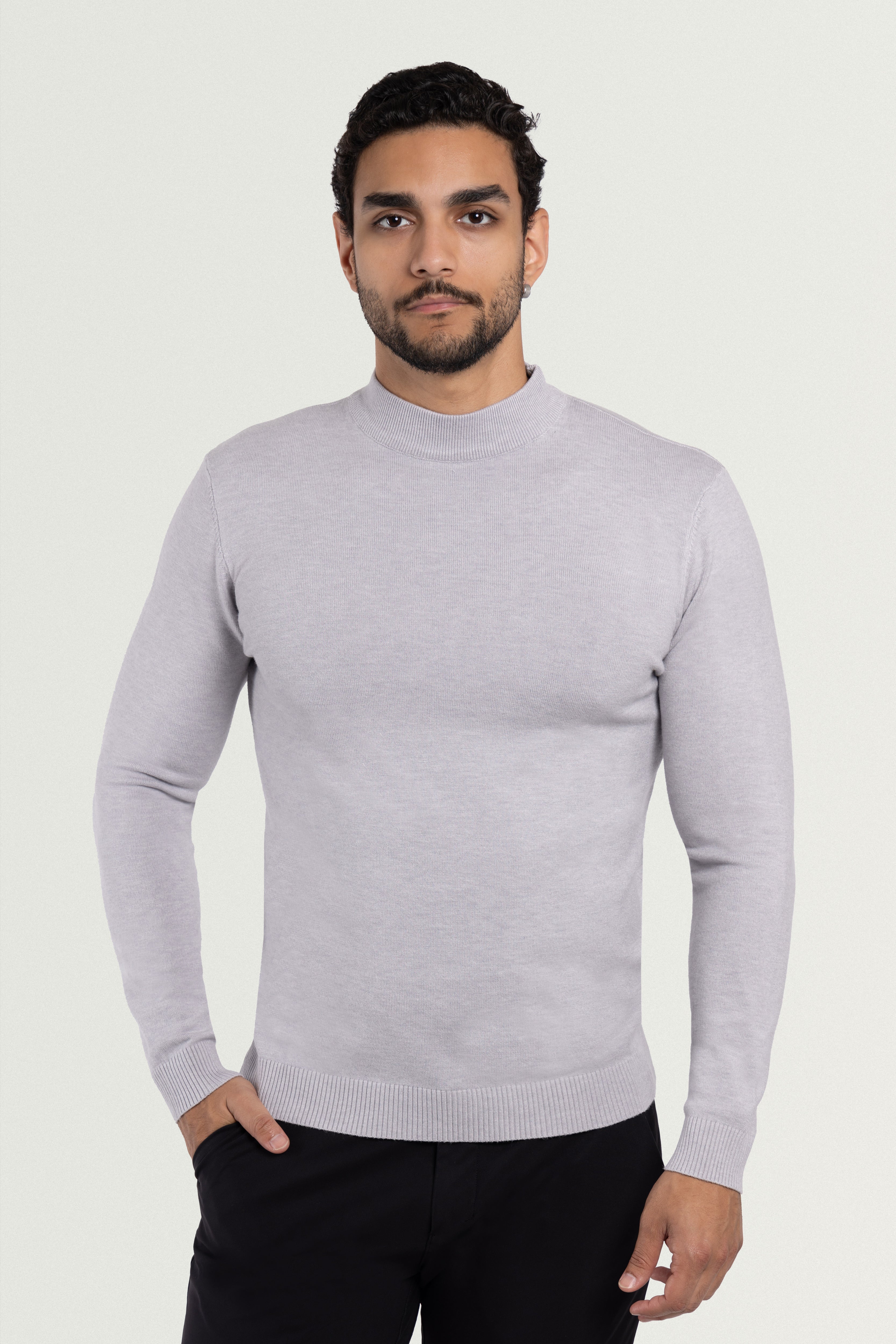 BONCHOIX Men Undershirt Long Sleeve Lightweight(Black,XXL