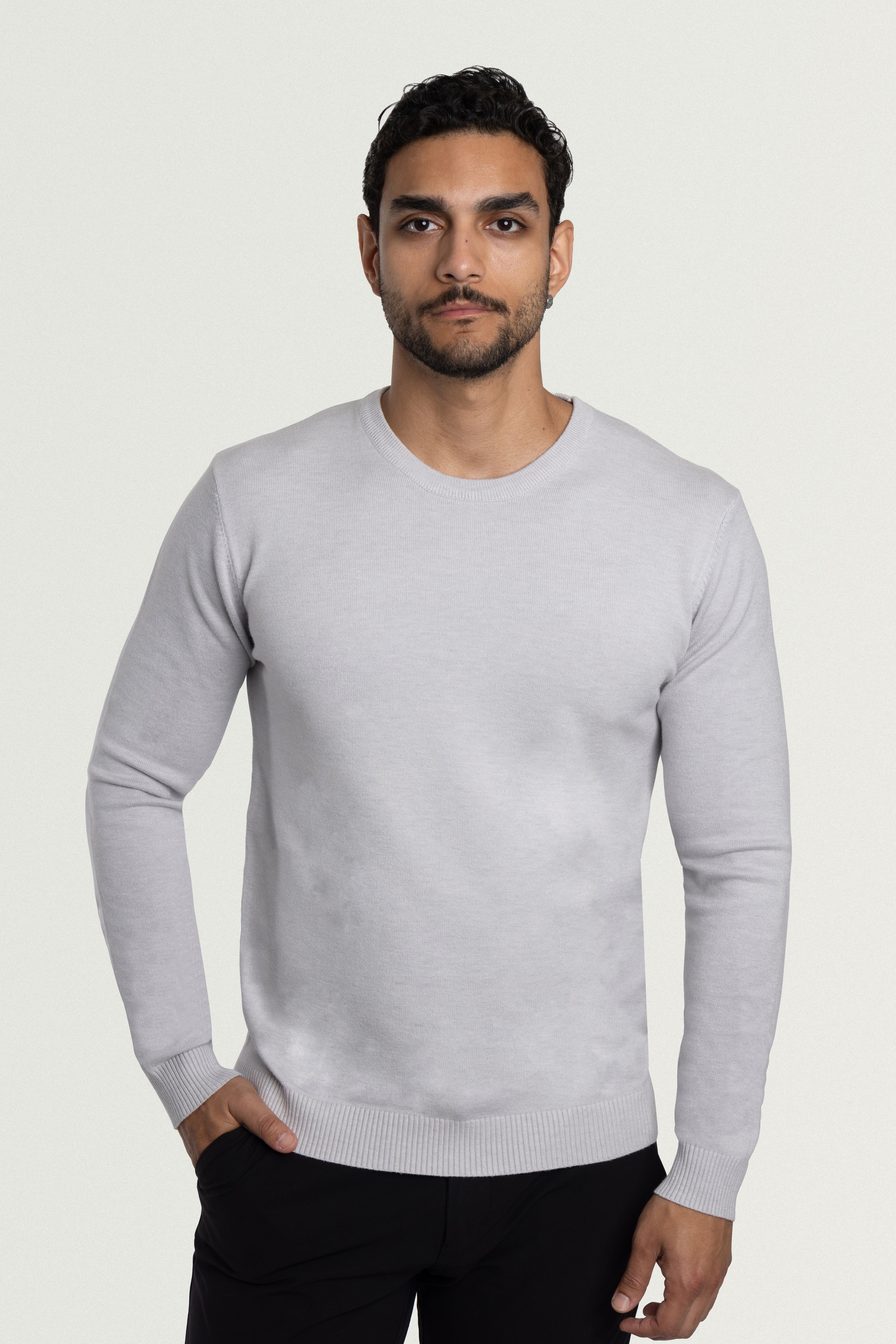 X RAY Men's Classic Basic Crewneck Sweater Big & Tall