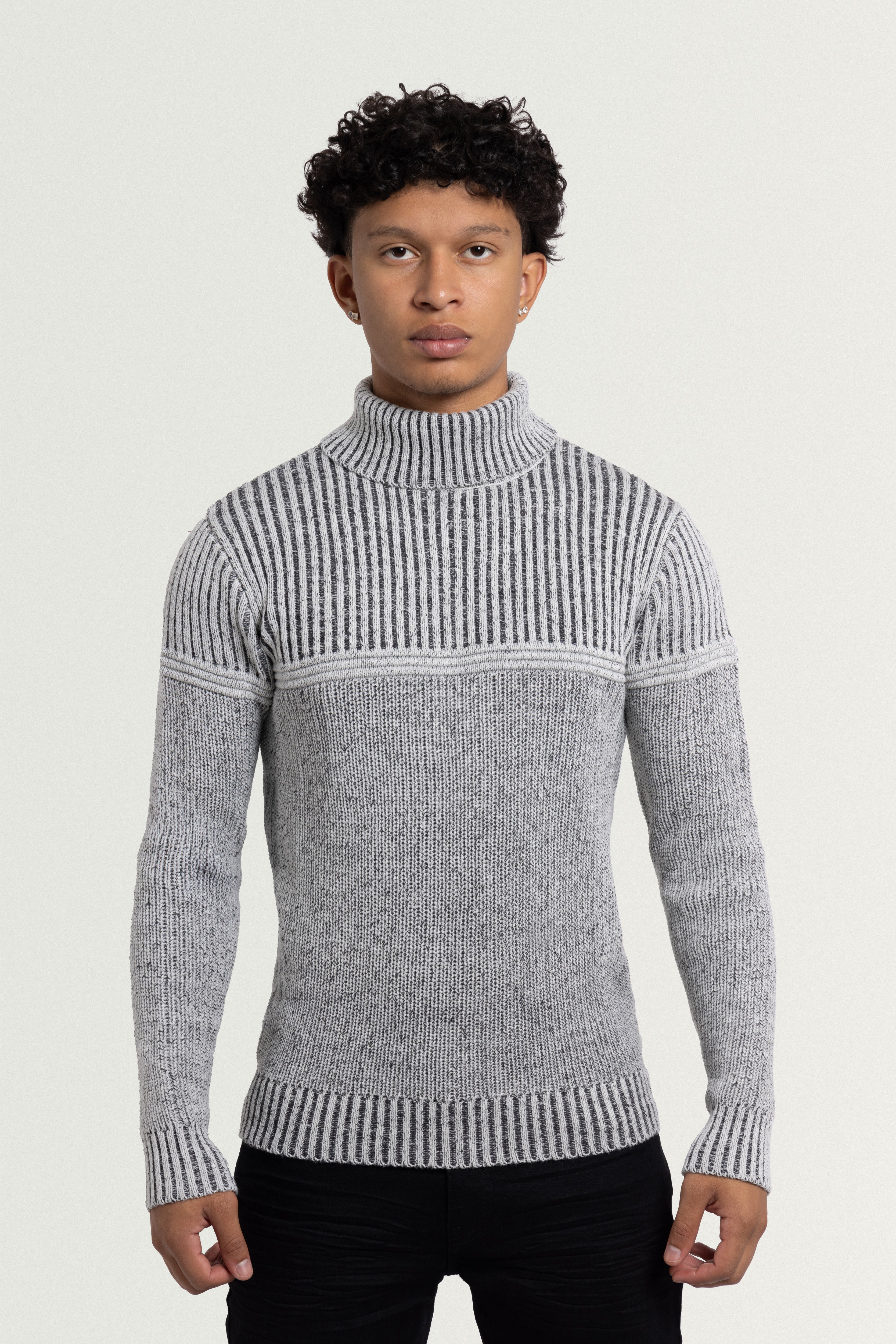 売れ筋商品|||エックスレイ ニット&セーター アウター レディース Men's Turtleneck Pull Over Sweater Chrome X RAY Men's Turtleneck Mock Neck Pullover Sweater Big & Tall