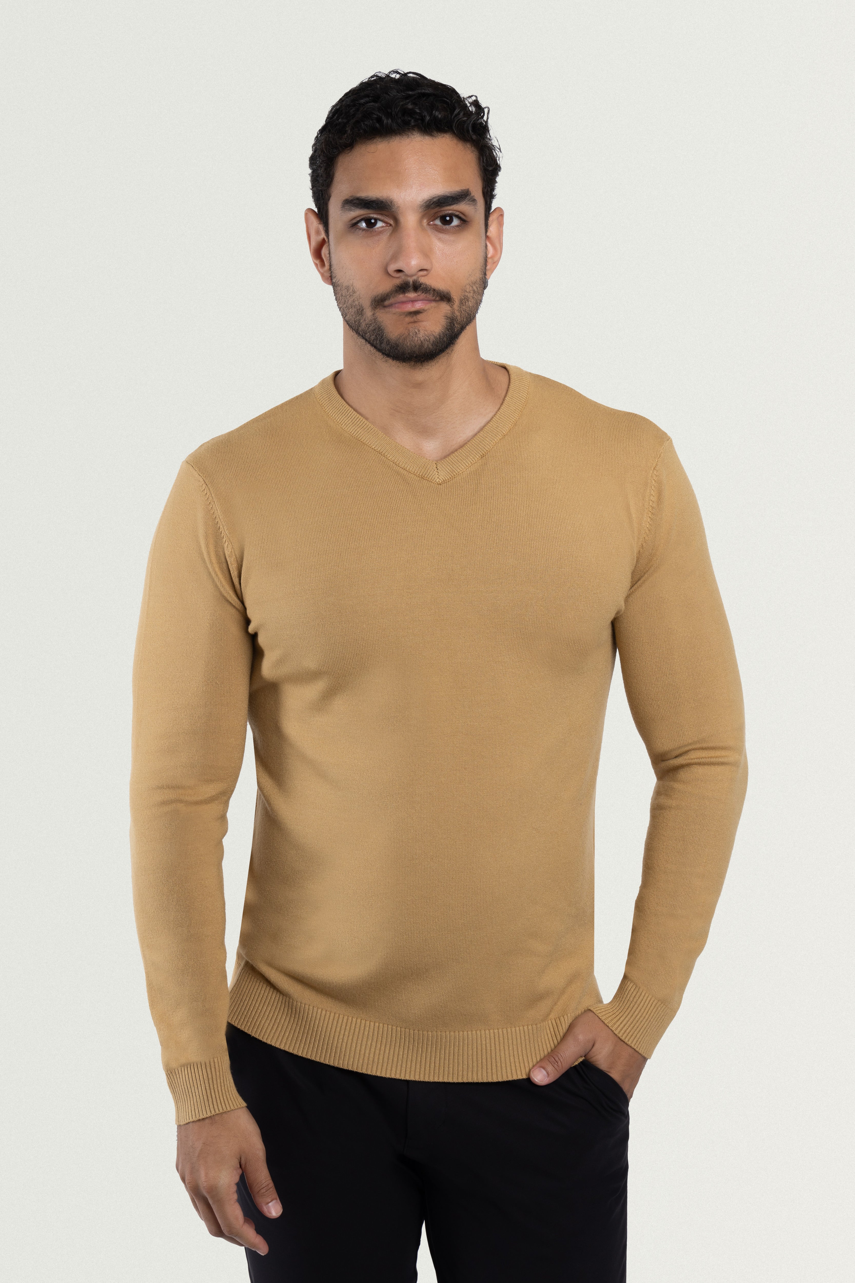 売れ筋商品|||エックスレイ ニット&セーター アウター レディース Men's Basic Crewneck Pullover Midweight Sweater Mustard X RAY Men's Classic Basic Crewneck Sweater Big & Tall