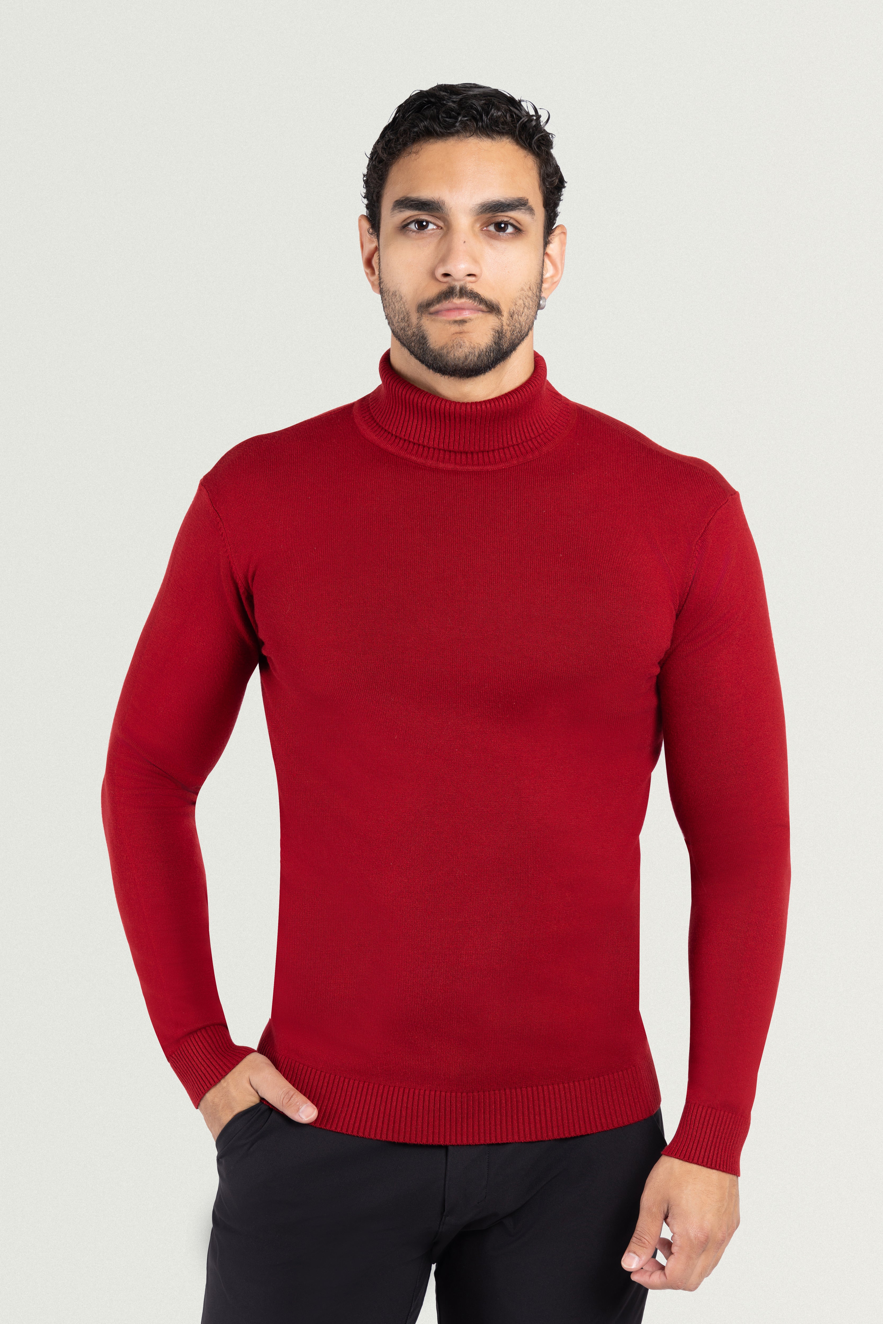 売れ筋商品|||エックスレイ ニット&セーター アウター レディース Men's Turtleneck Pull Over Sweater Dark Brown X RAY Men's Turtleneck Mock Neck Pullover Sweater Big & Tall