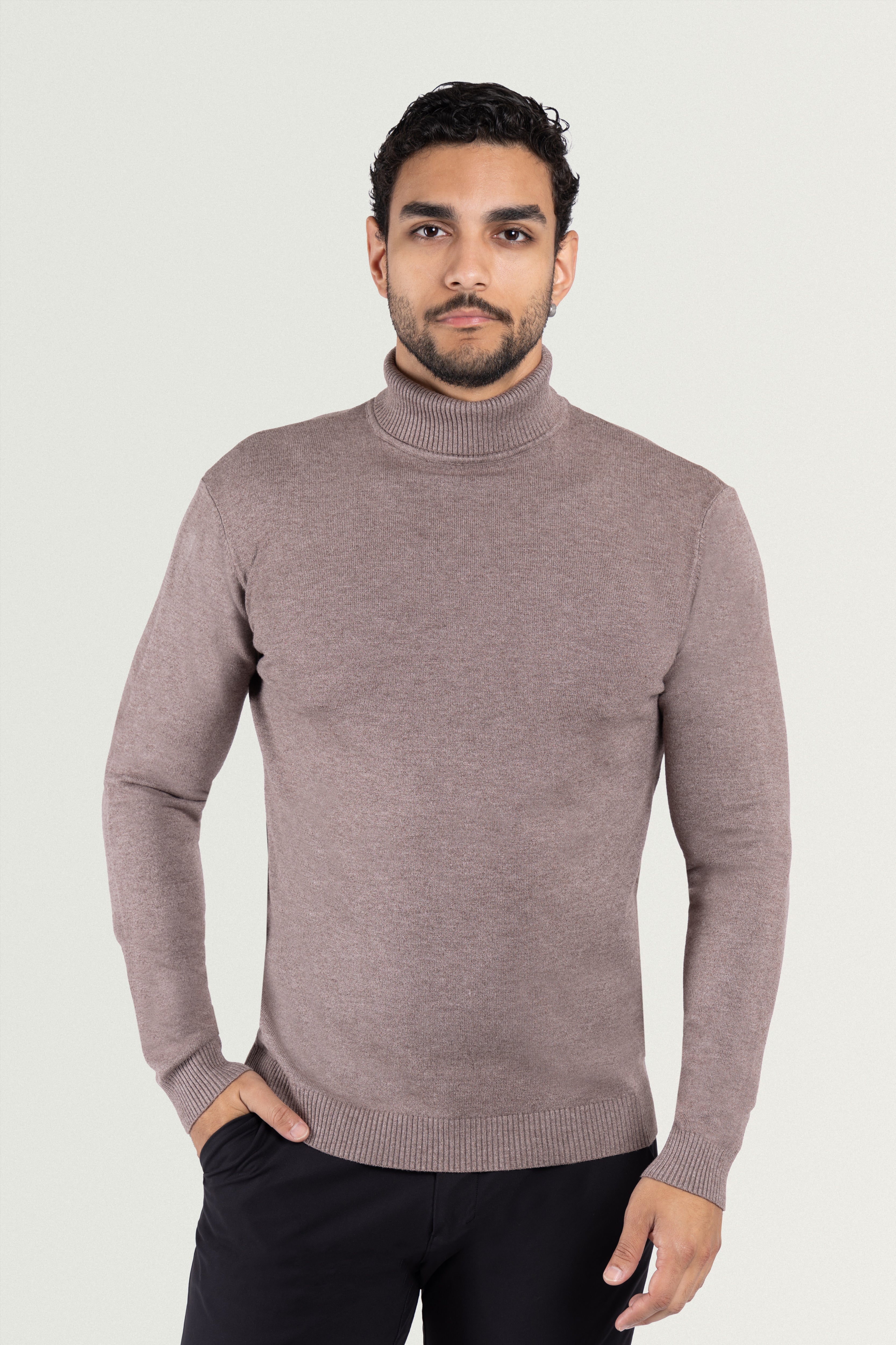 8YARDS Men’s MockNeck 3G X RAY Men's Turtleneck Mock Neck Pullover Sweater Big & Tall
