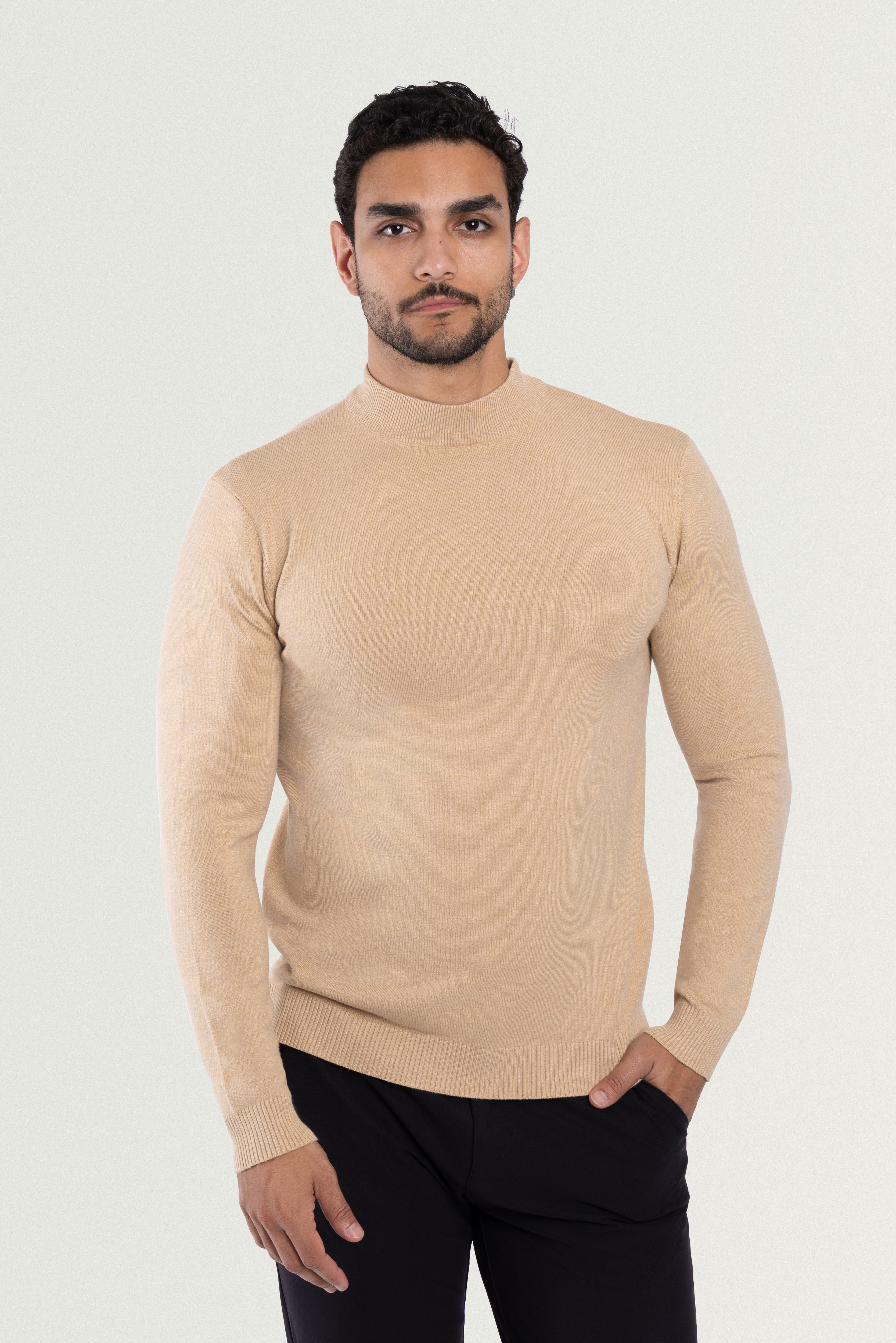 X RAY Men's Basic Casual Mockneck Sweater – X-RAY JEANS