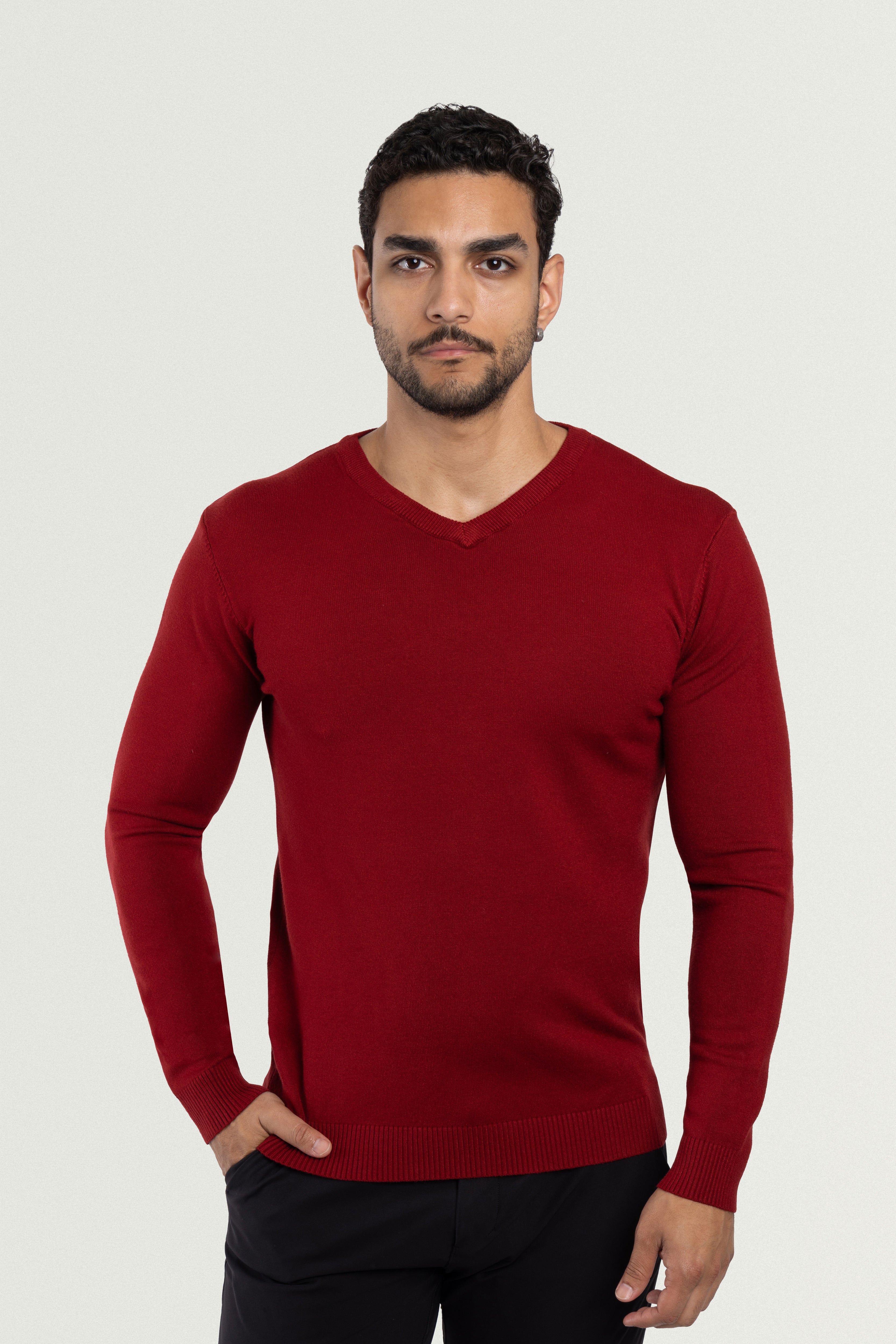 売れ筋商品|||エックスレイ ニット&セーター アウター レディース Men's Basic V-Neck Pullover Midweight Sweater Heather Slate X RAY JEANS Mens Basic V-Neck Sweater Pullover, Heather