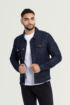  denim bomber jacket  denim chore coat men  denim coat men chaqueta de mezclilla para hombre  
