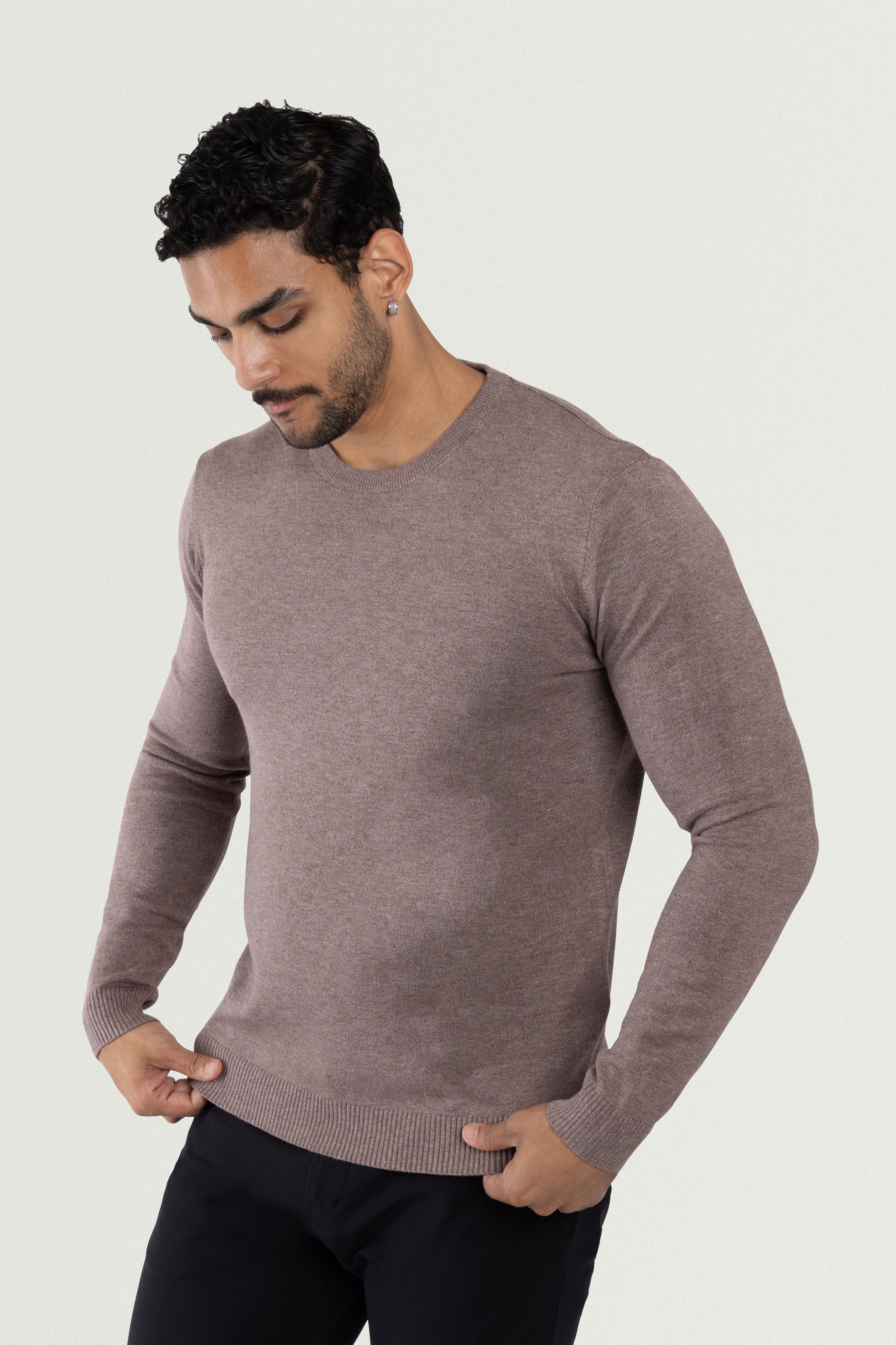 X RAY Men's Classic Basic Crewneck Sweater Big & Tall
