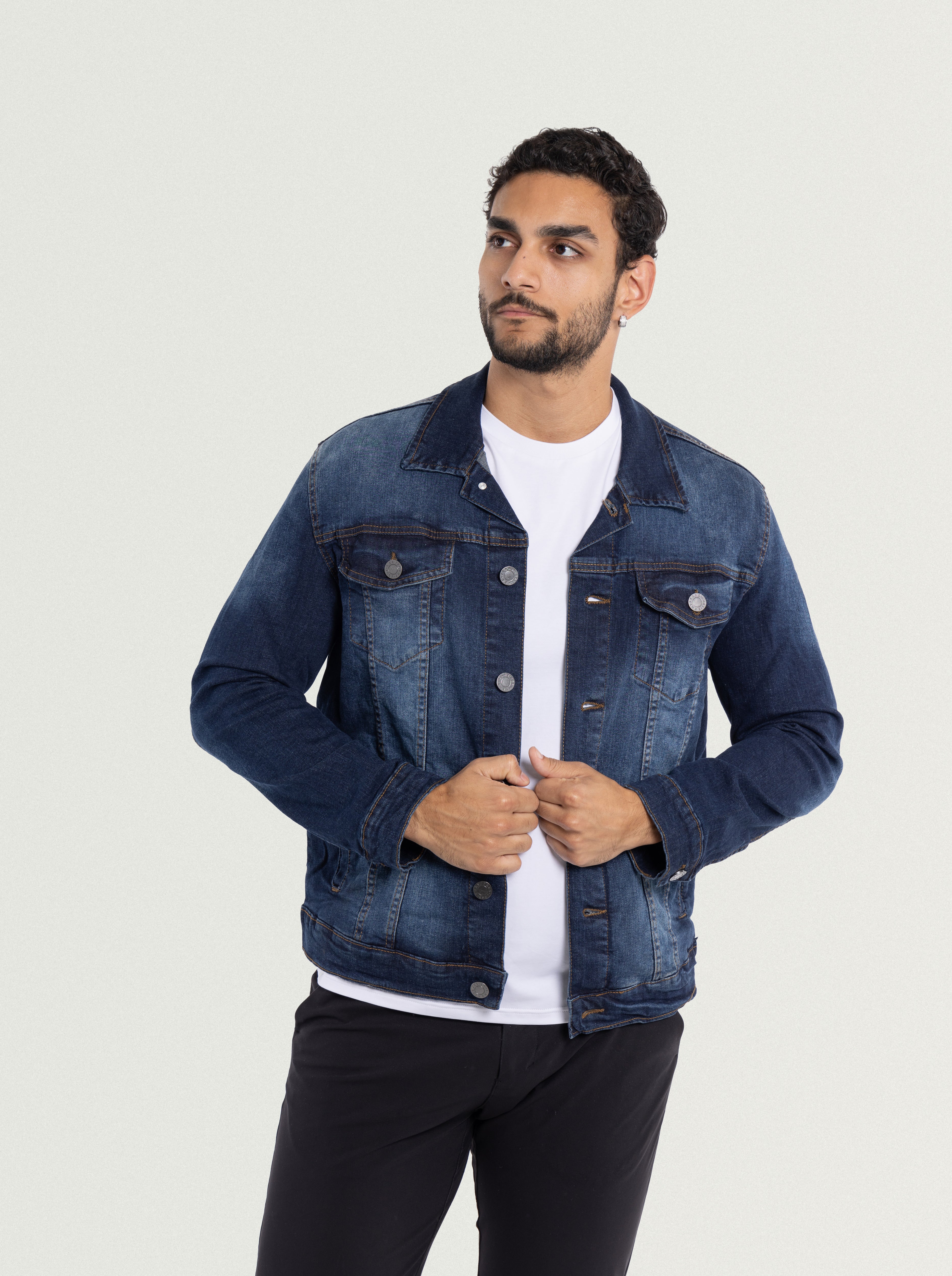  blue jeans jacket men  bomber jean jacket for men  brown denim jacket men chaquetas de mesclilla  
