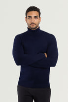  black mens turtleneck long sleeve  black outfit for men  black sweaters for men
