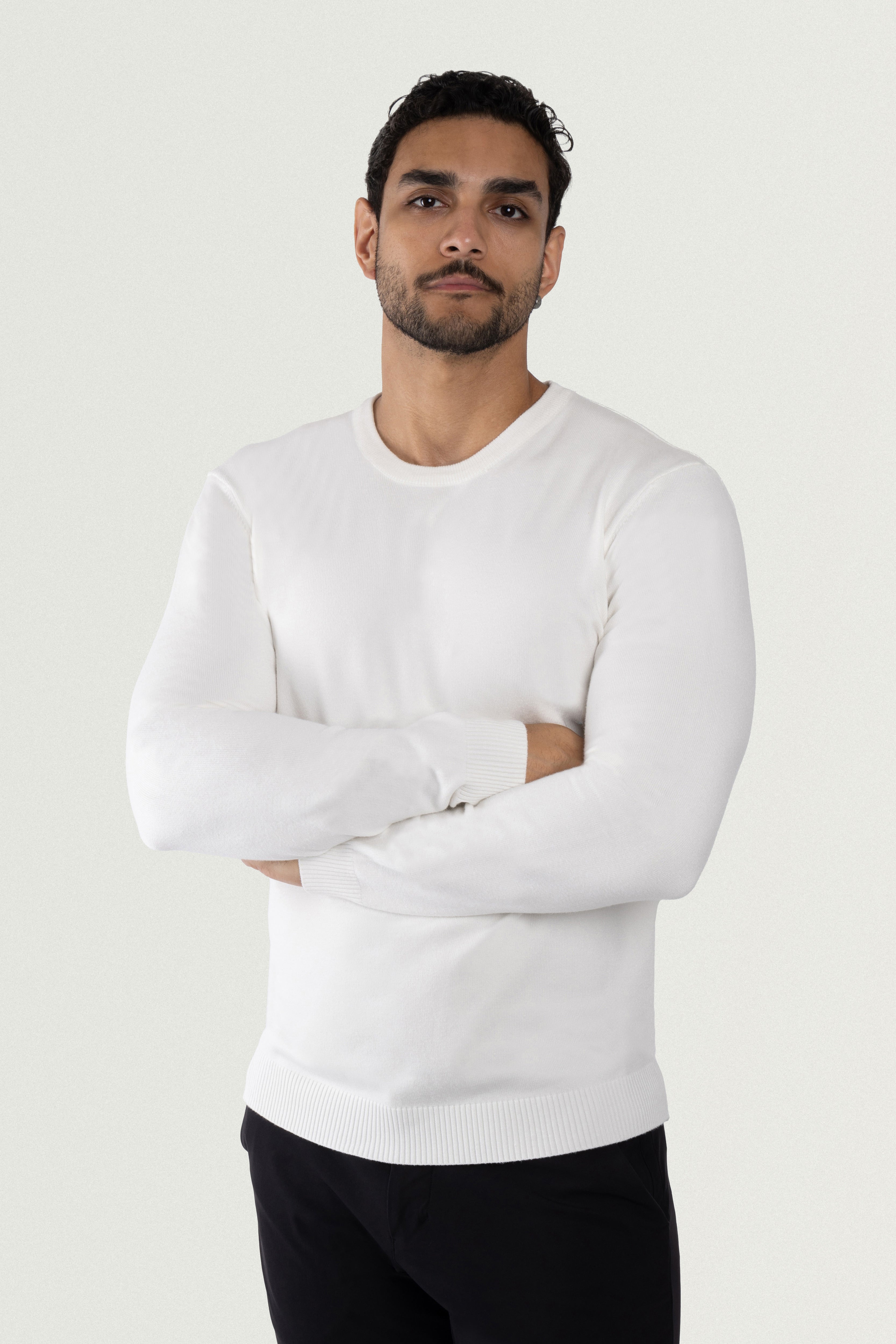 X RAY Men's Classic Basic Crewneck Sweater Big & Tall