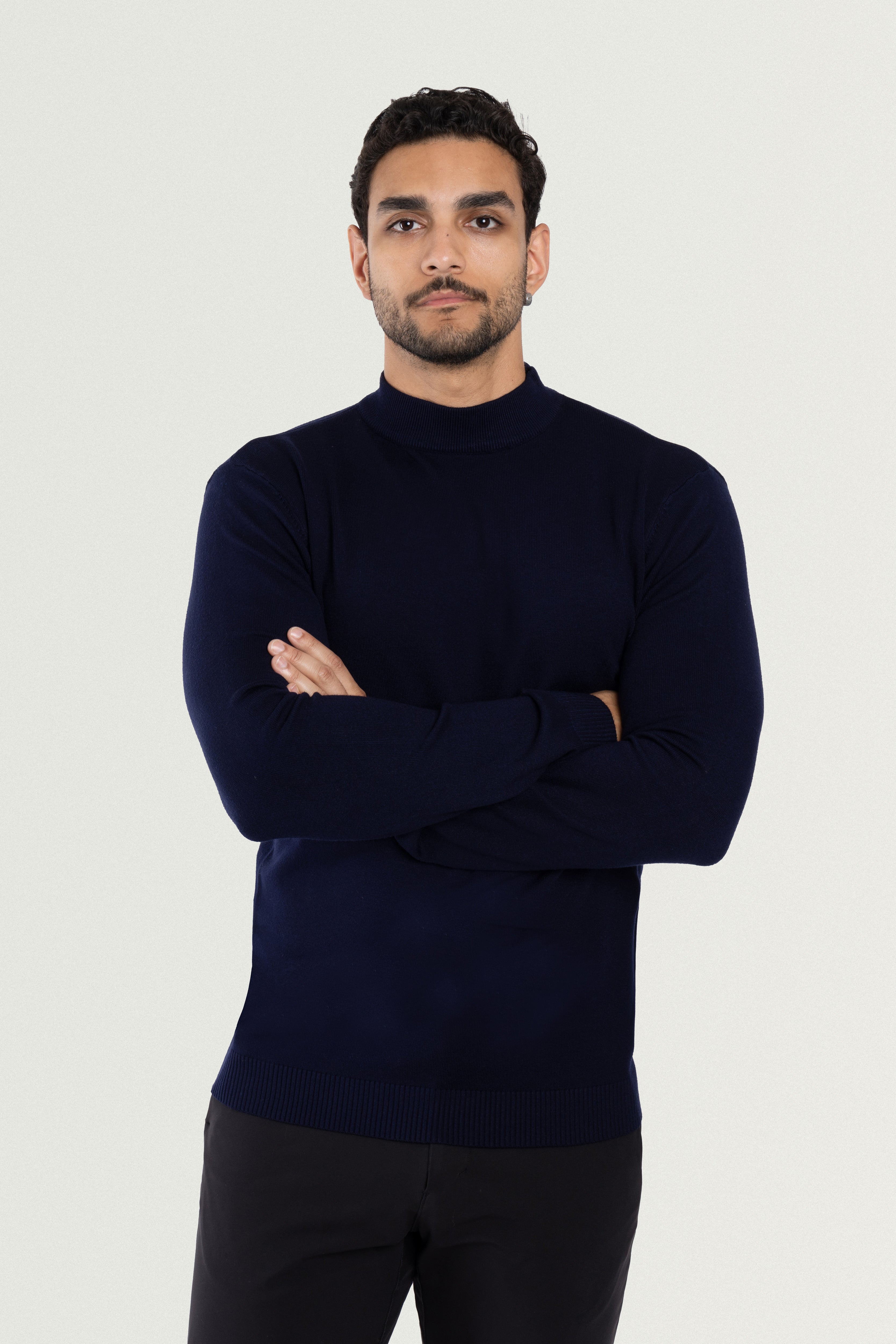 X RAY Men's Basic Casual Mockneck Sweater – X-RAY JEANS