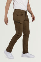  white joggers for men  anti pickpocket pants  articulated knee pants  beige cargo pants men
