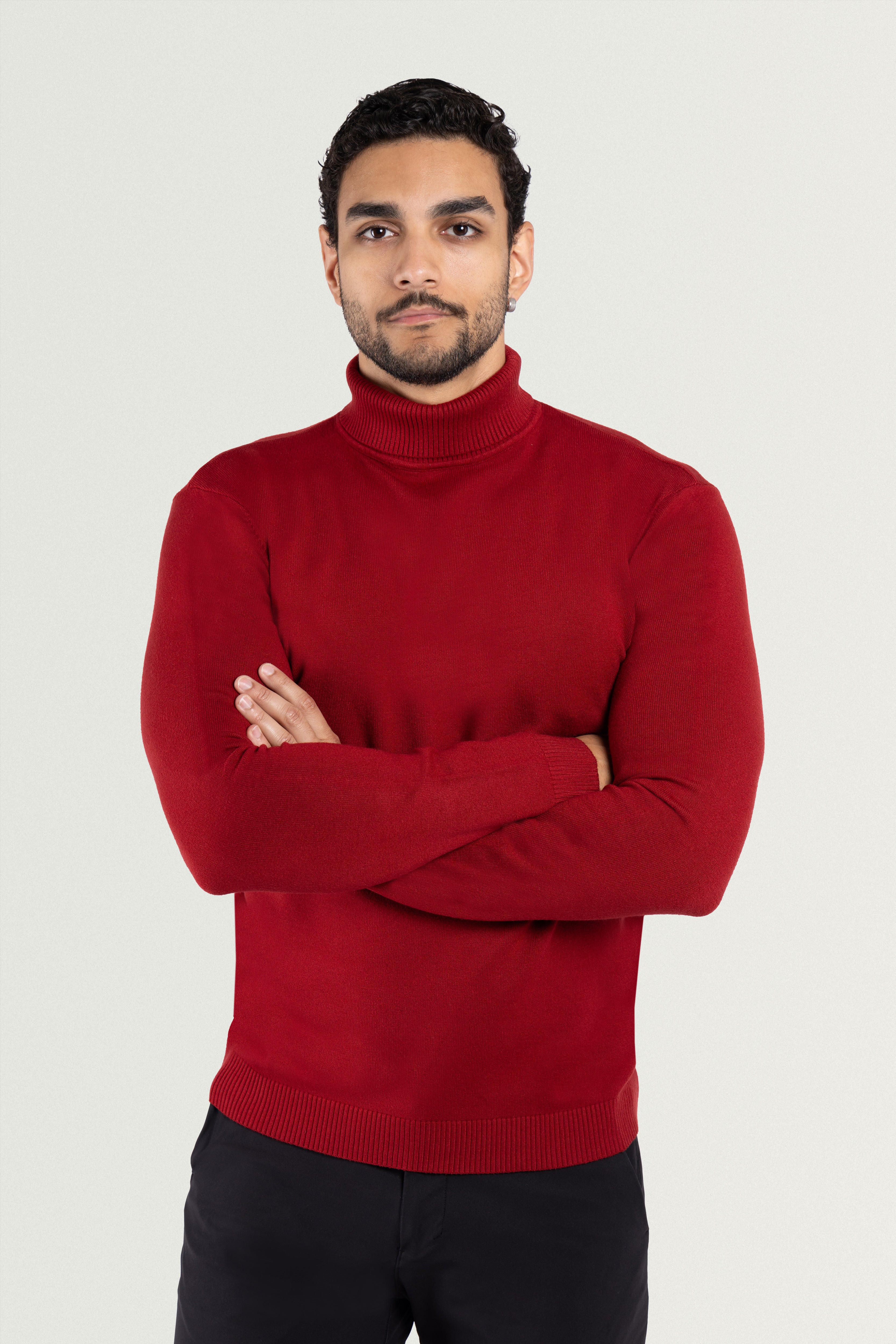  men casual dress sweater camisas de cuello para hombre  men mock turtleneck long sleeve
