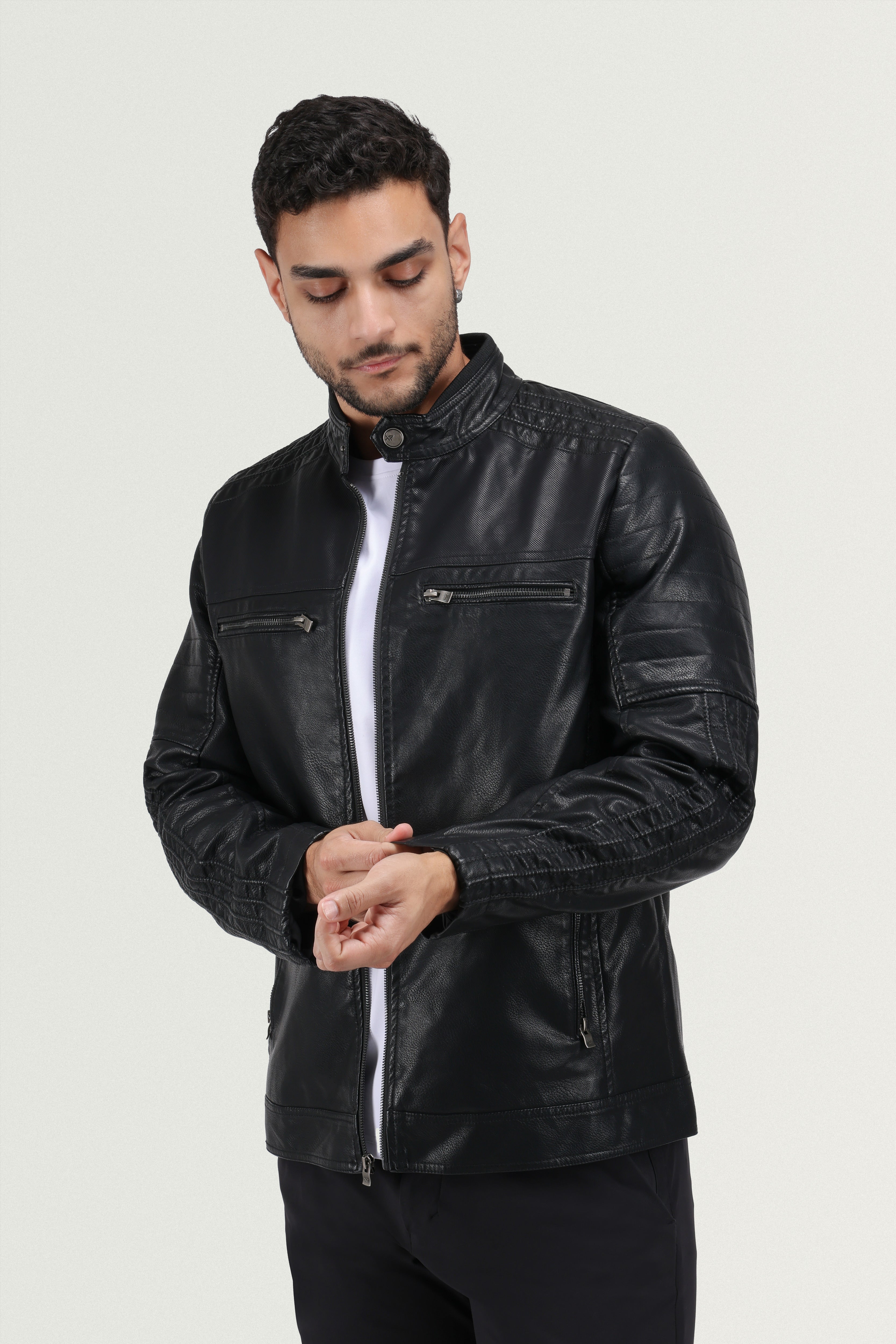 biker leather jacket men black leather jacket men blue leather jacket men bomber jacket men leather
