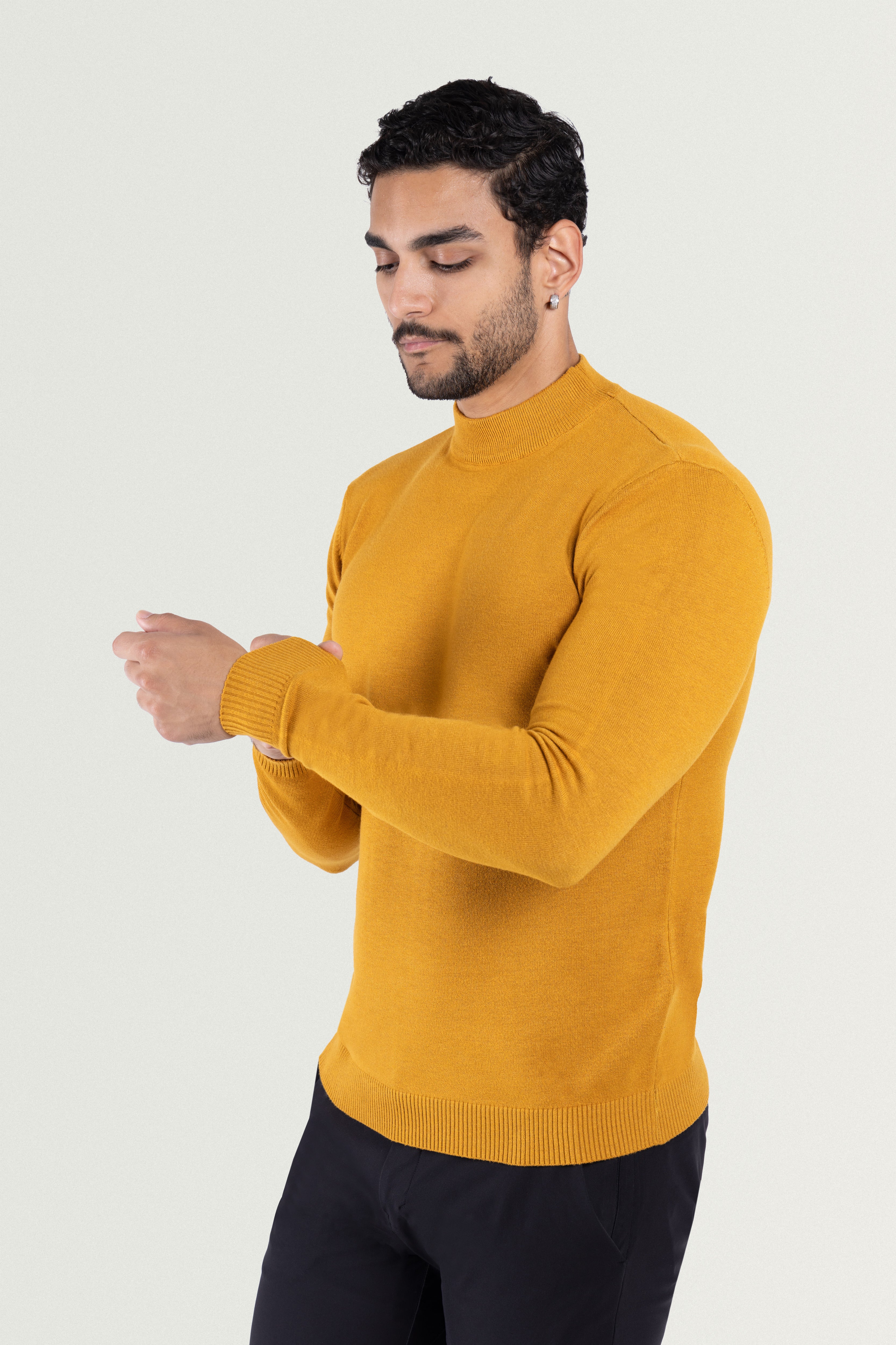 X RAY Men's Basic Casual Mockneck Sweater – X-RAY JEANS