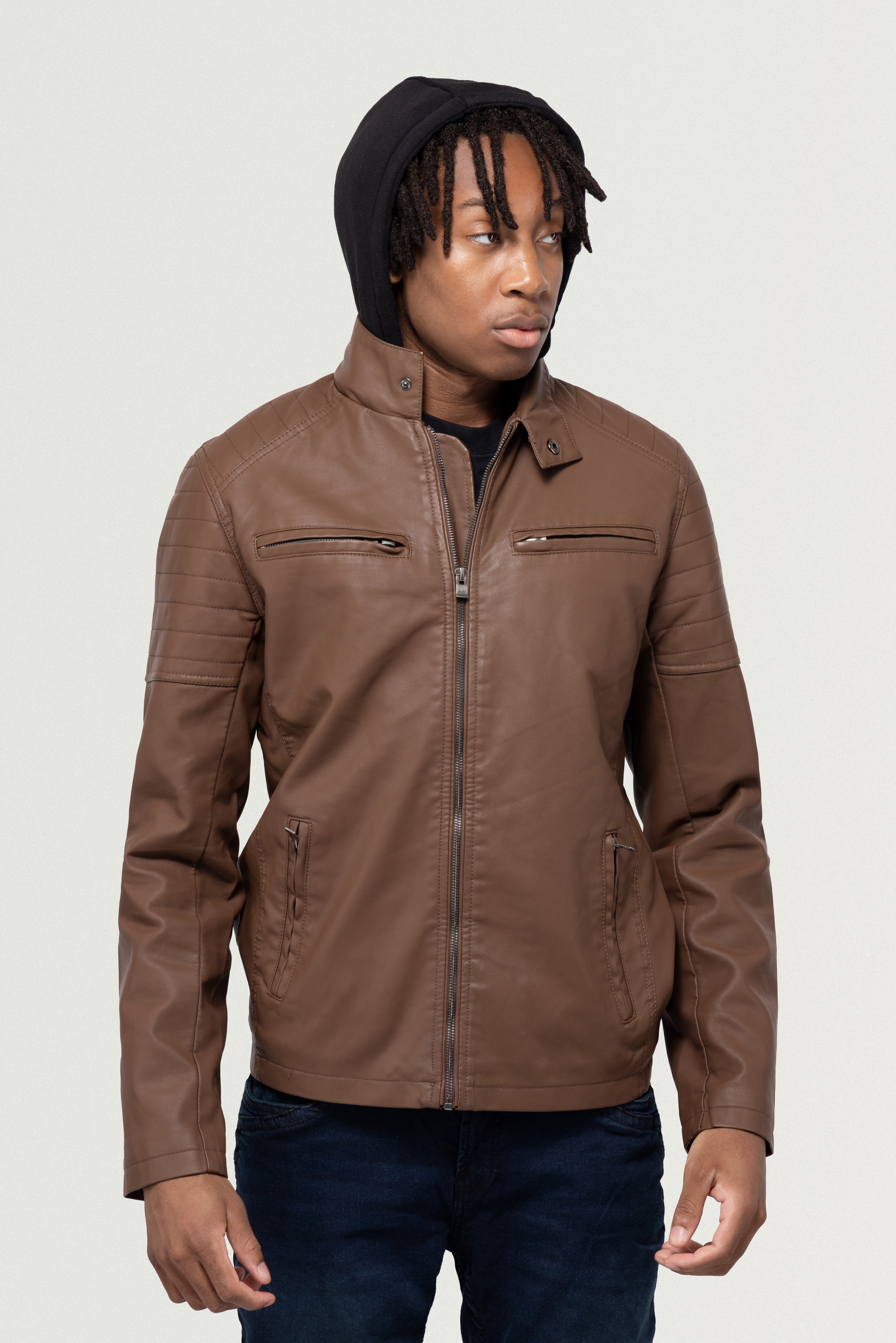  chamarra para motociclista hombre  chamarras de cuero para hombre  chaqueta bomber para hombre
