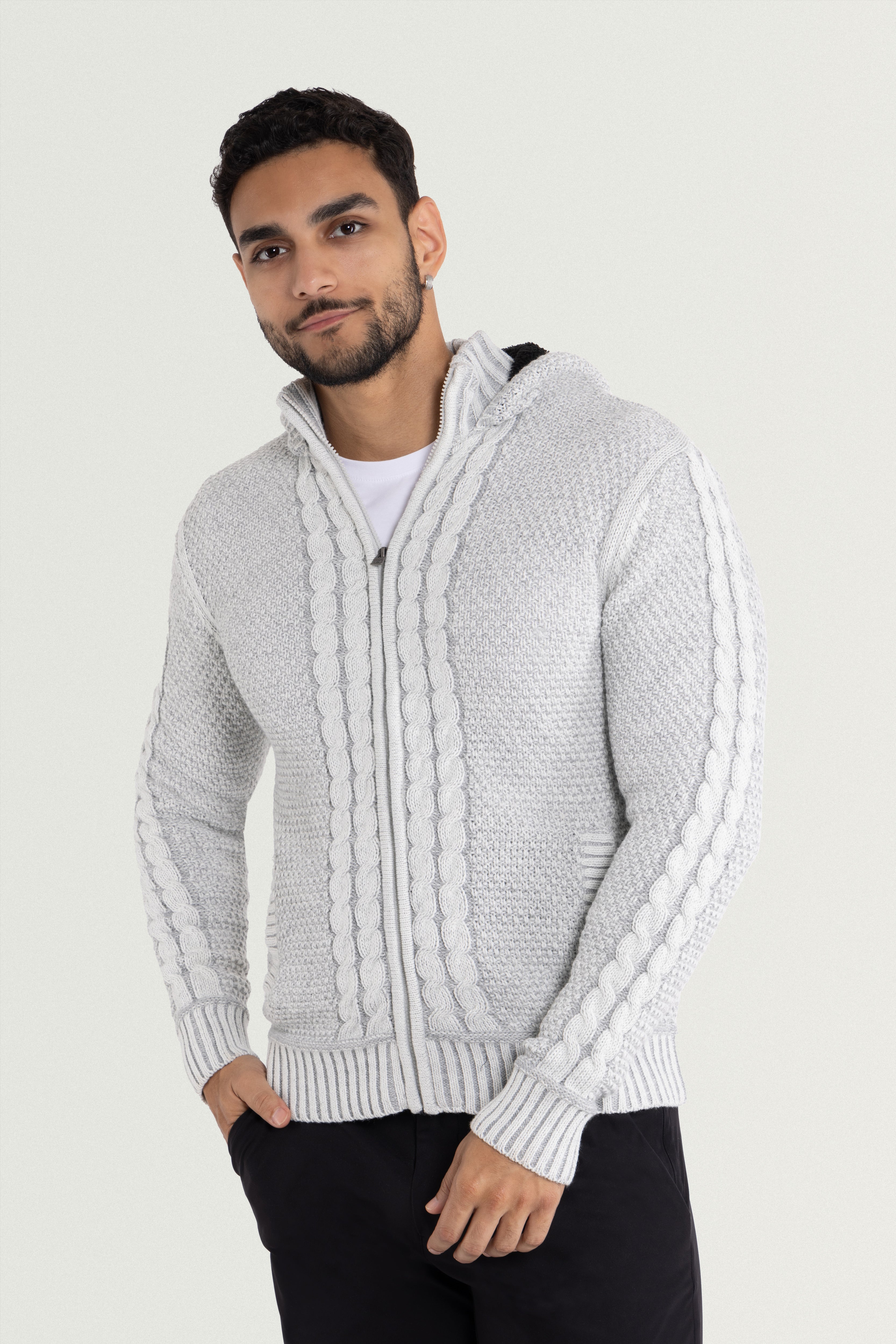 XRay Jeans Men's Full-Zip Knit Sweater Jacket – X-RAY JEANS