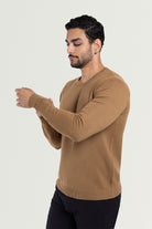  crewneck sweater  crewneck sweater men  dark brown sweatshirt light blue sweater men
