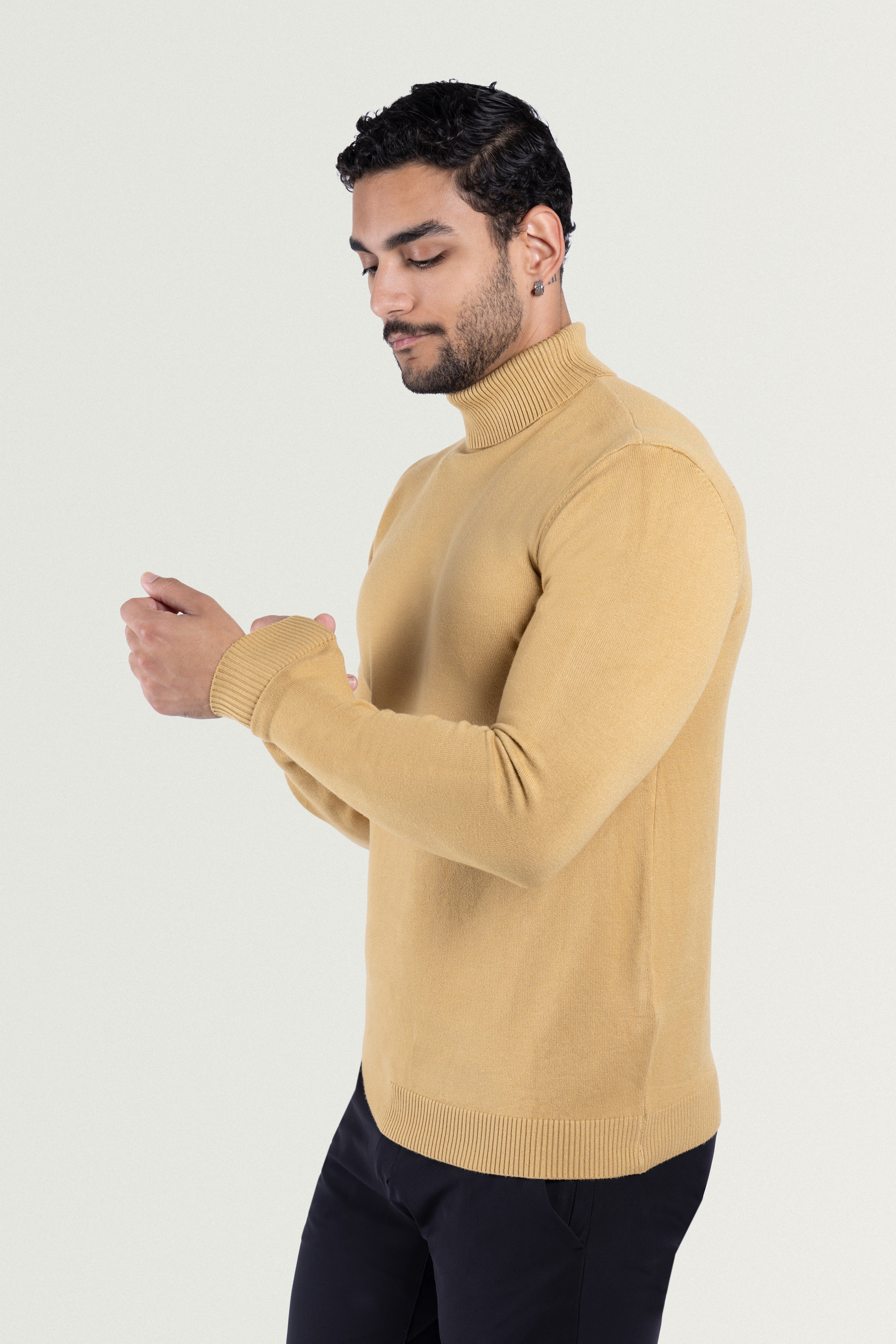 turtle neck  turtle neck shirt men  beige turtleneck men  big and tall turtleneck for men
