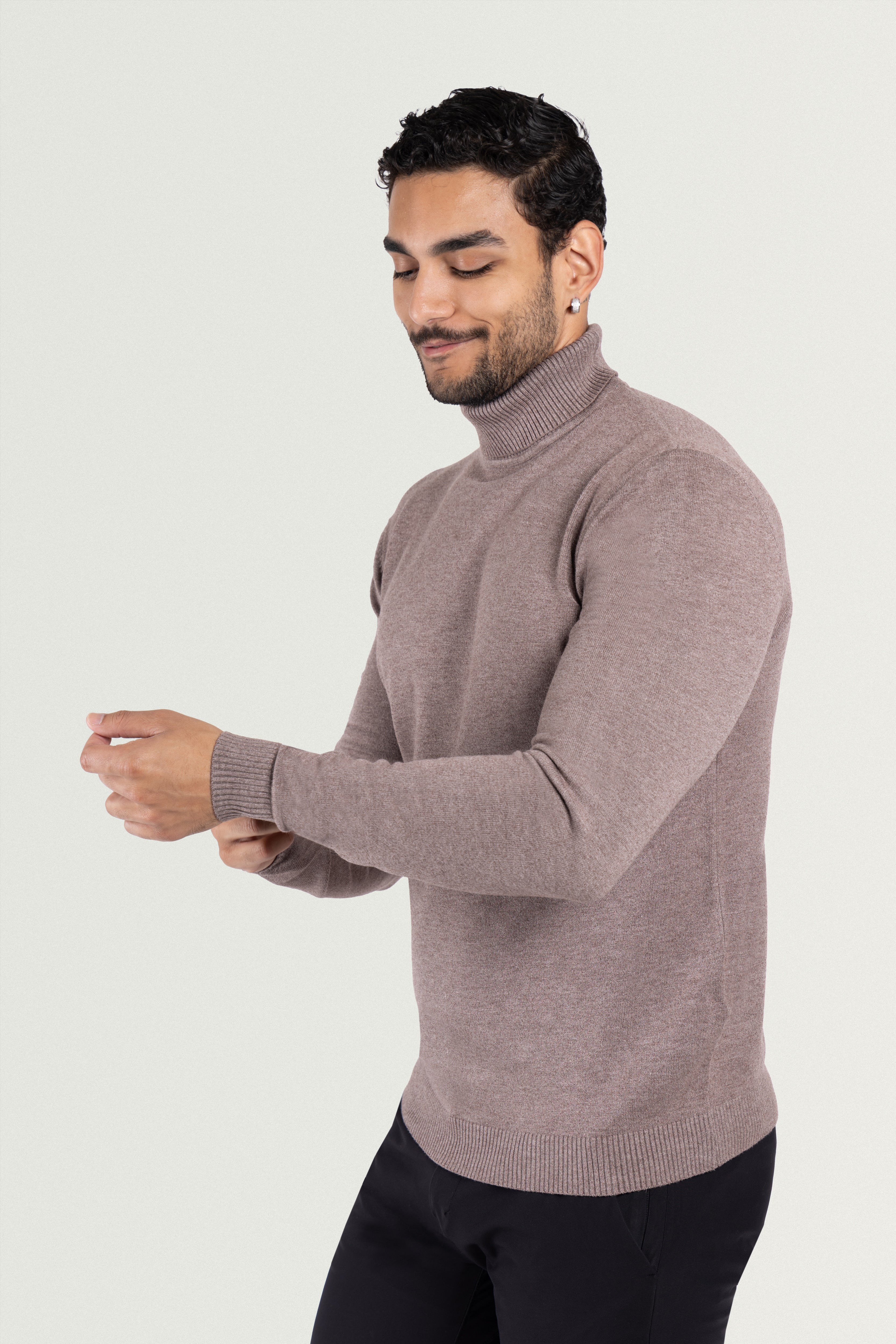  camisetas navideñas para hombre  charcoal gray turtleneck  christmas red sweater men
