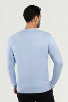  crew sweatshirt  crew sweatshirts  crewneck men light blue short sleeve sweater men
