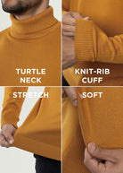  men casual dress sweater camisas de cuello para hombre  men mock turtleneck long sleeve
