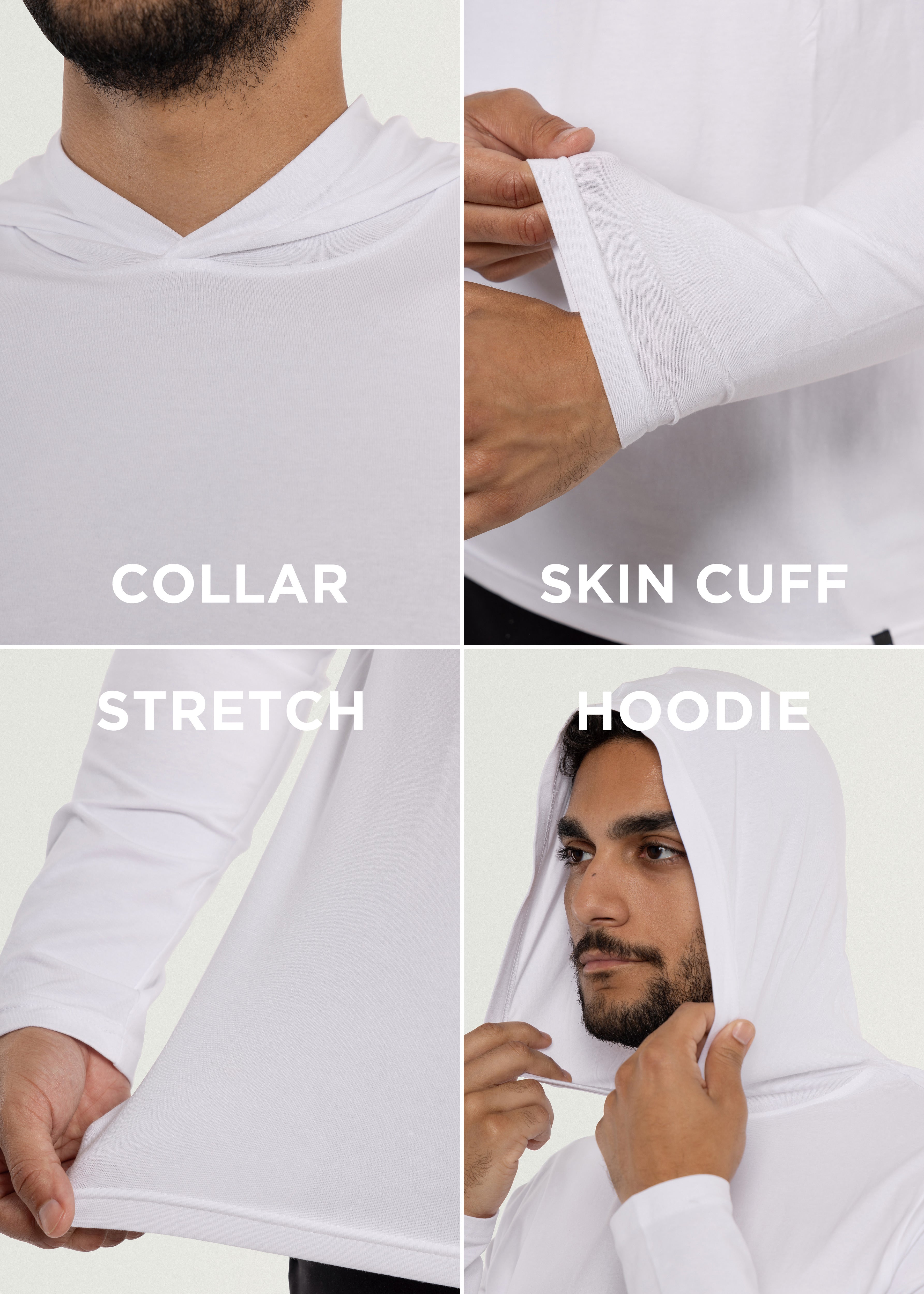 X RAY Men's Long Sleeve Hooded Shirt – X-RAY JEANS
