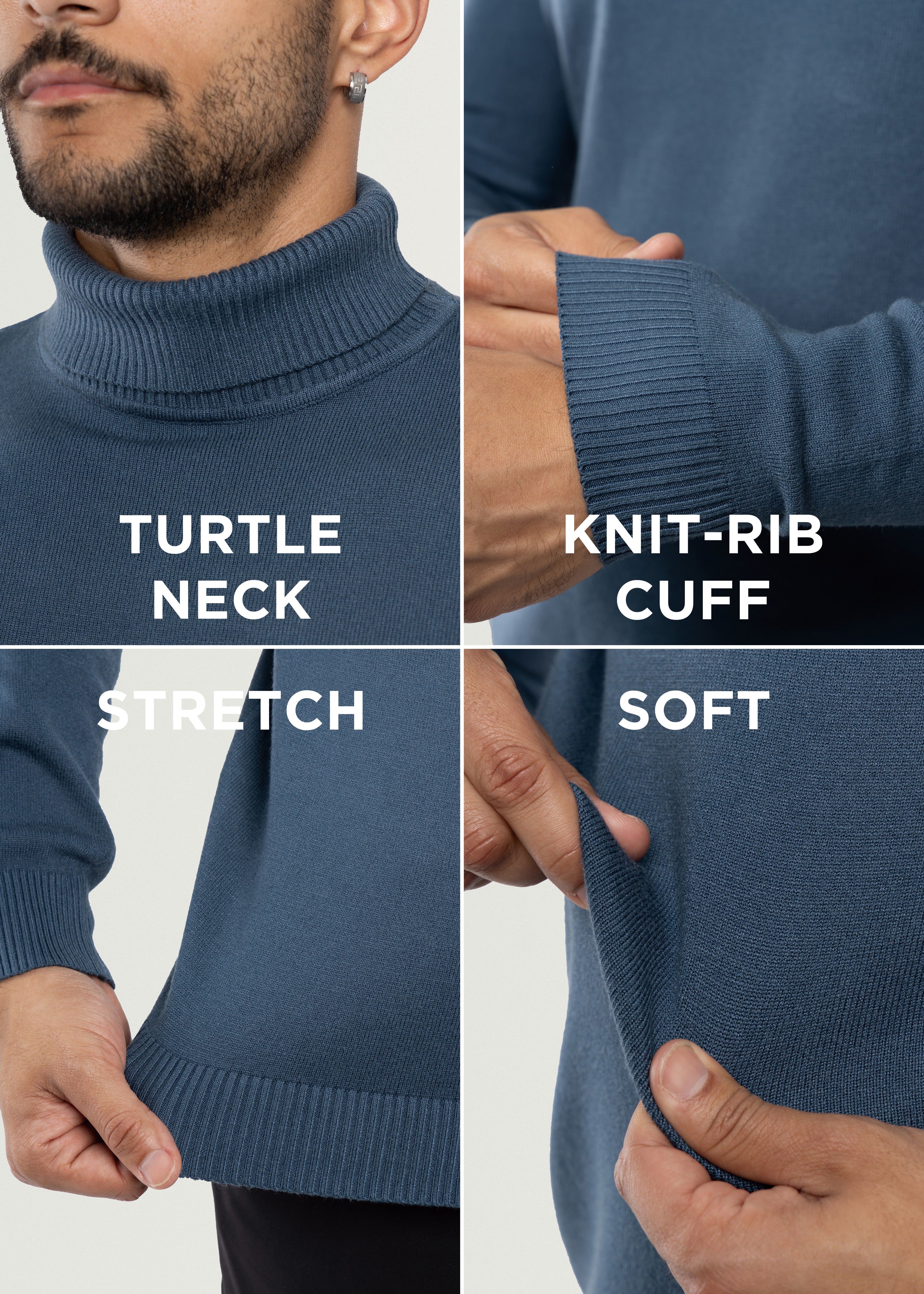  men casual dress sweater camisas de cuello para hombre  men mock turtleneck long sleeve
