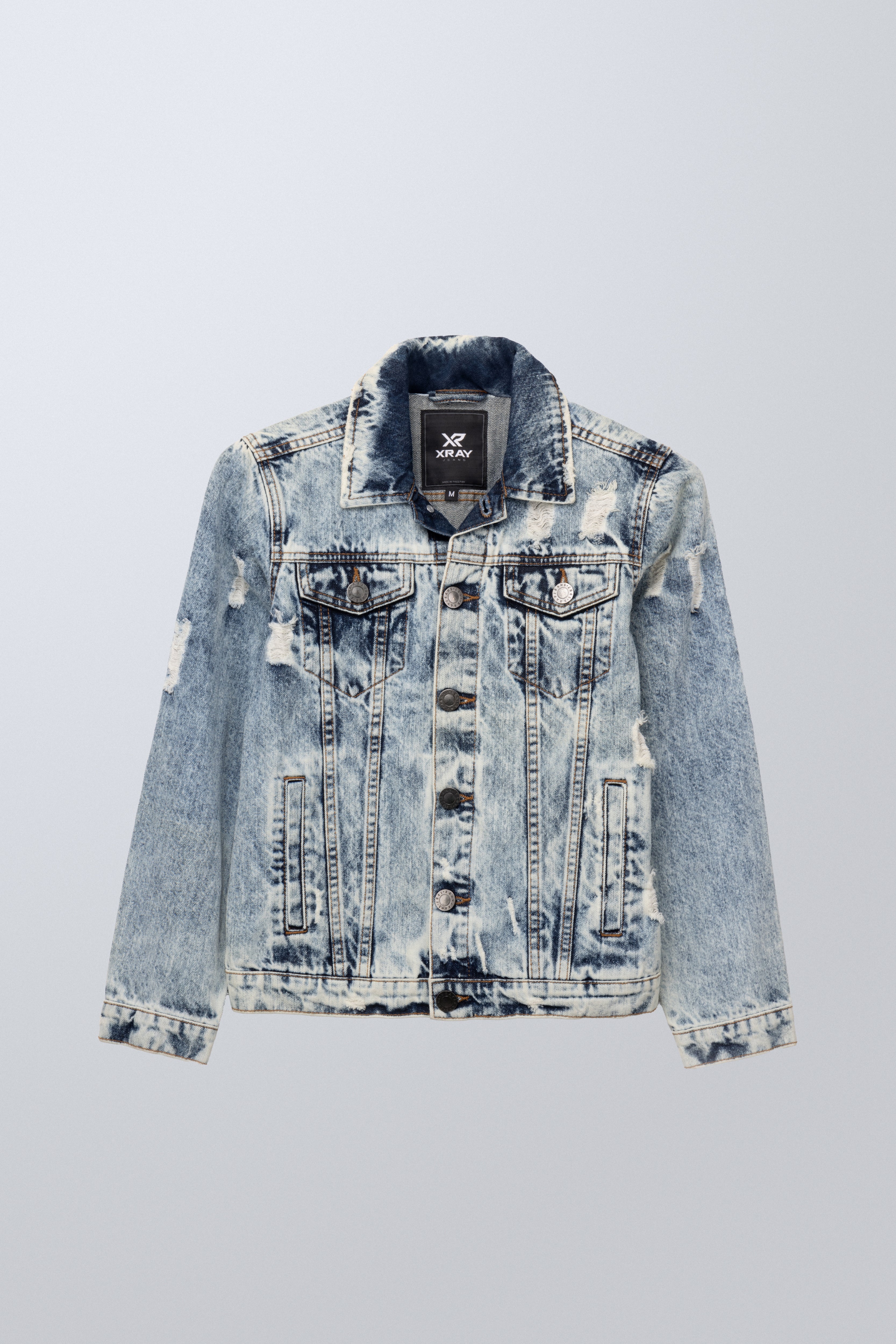 X RAY Boy's Distressed Rip & Repair Denim Jackets – X-RAY JEANS