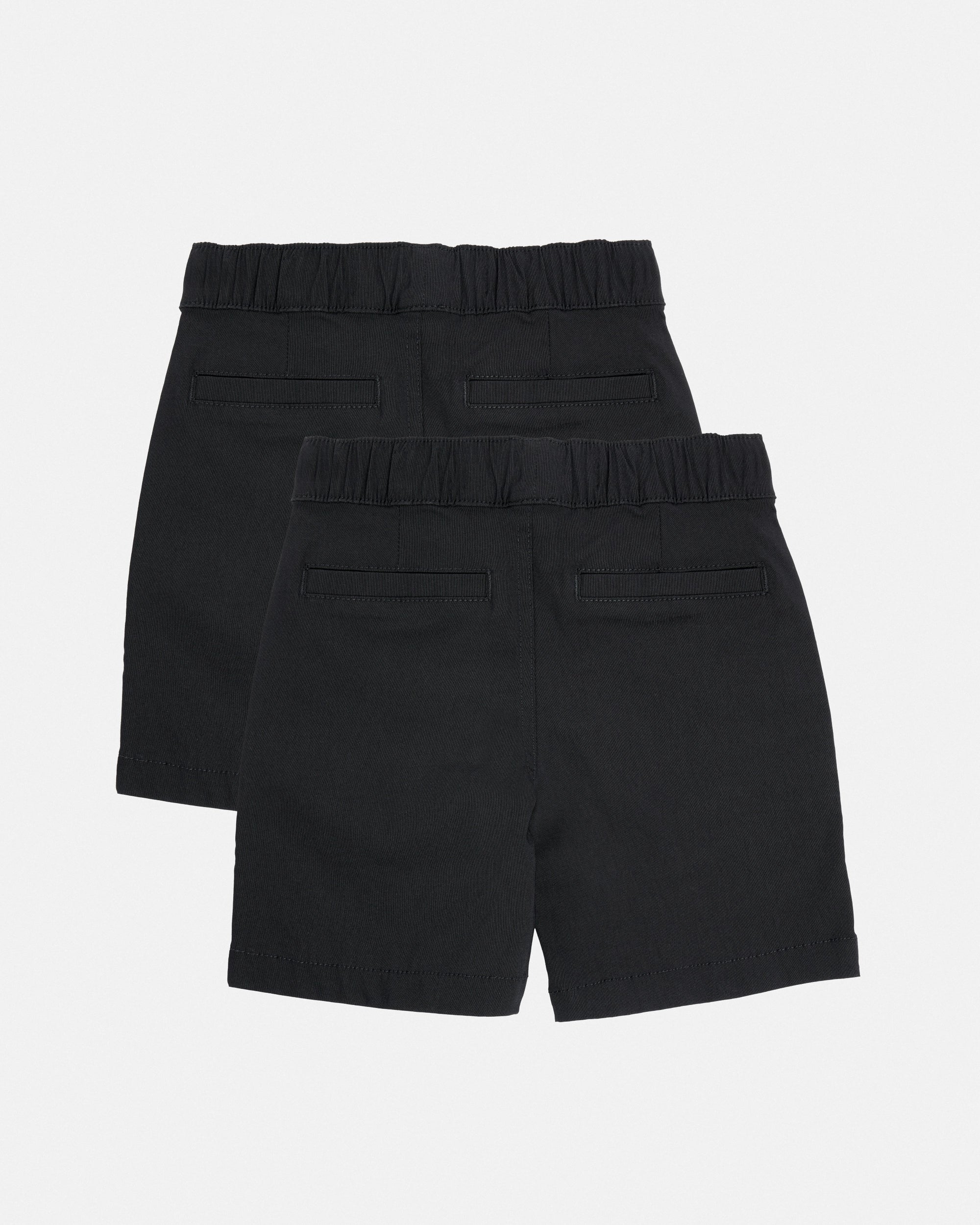 #2PSH1100608-10 Boy's 2-Pack Flex Waist Chino Shorts Size 2T-18