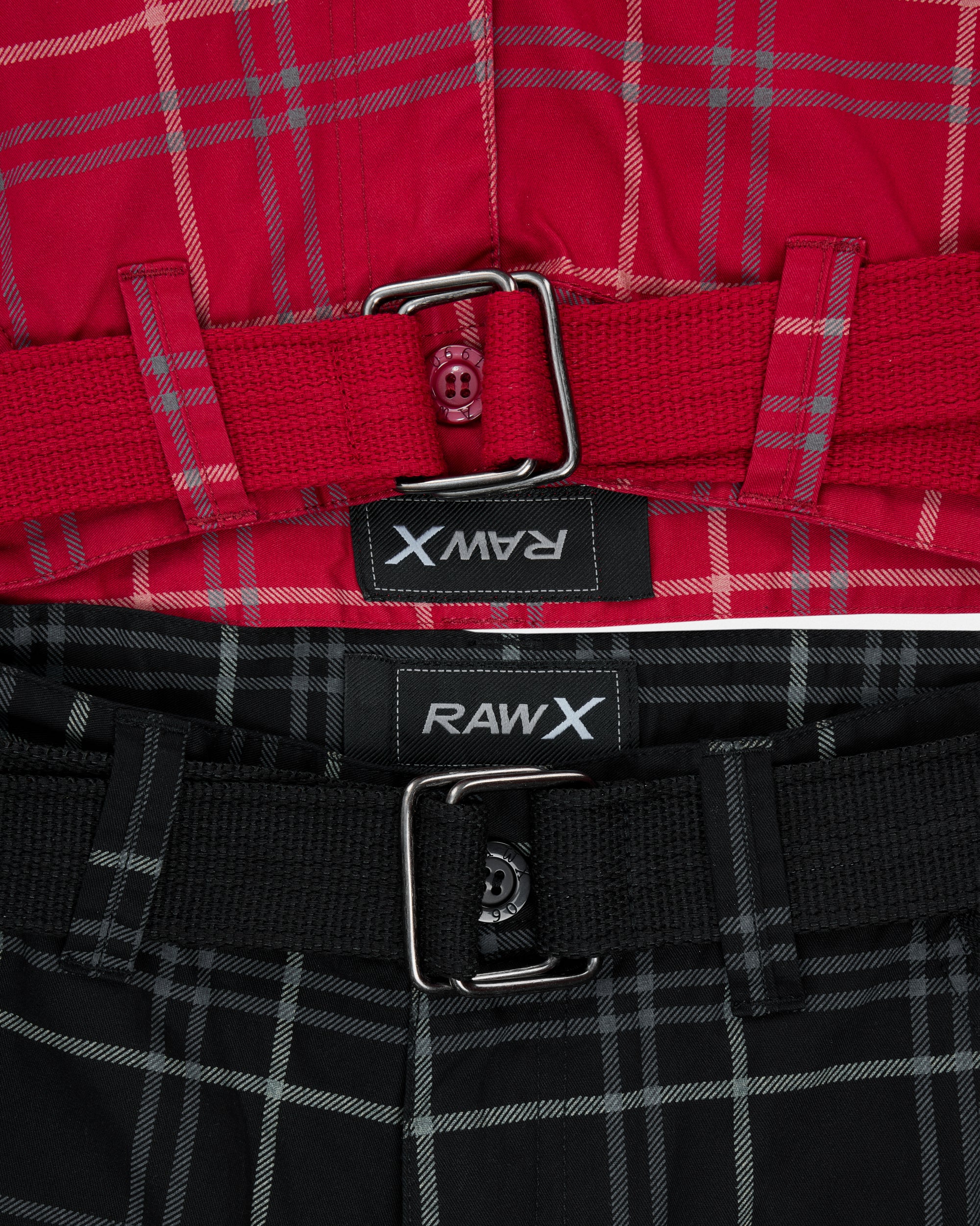 #2PSHB1100913/14 Boy's 2pcs Plaid Combo Belted Cargo Shorts-thumbmail-28