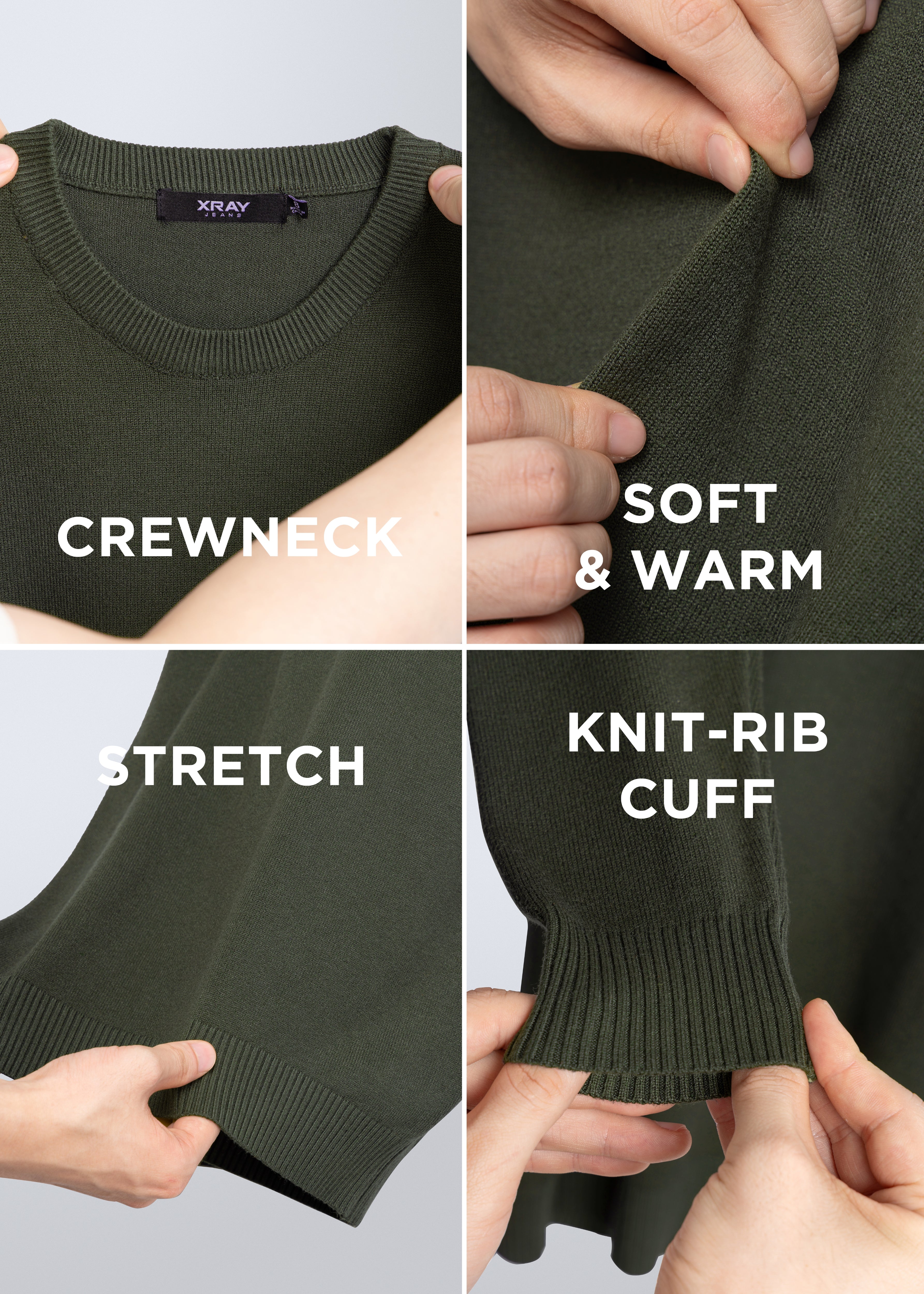 X RAY Big Boys and Kids Soft Slim Fit Middleweight Pullover