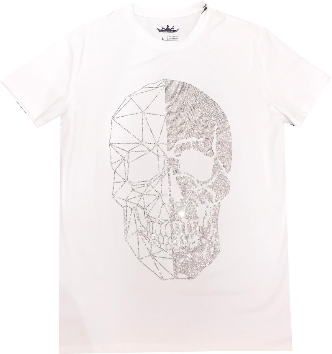 【GRANCY】Skull Rhinestone Design T-shirt GRANCY】Skull Rhinestone Design T-shirt GRANCY】Skull