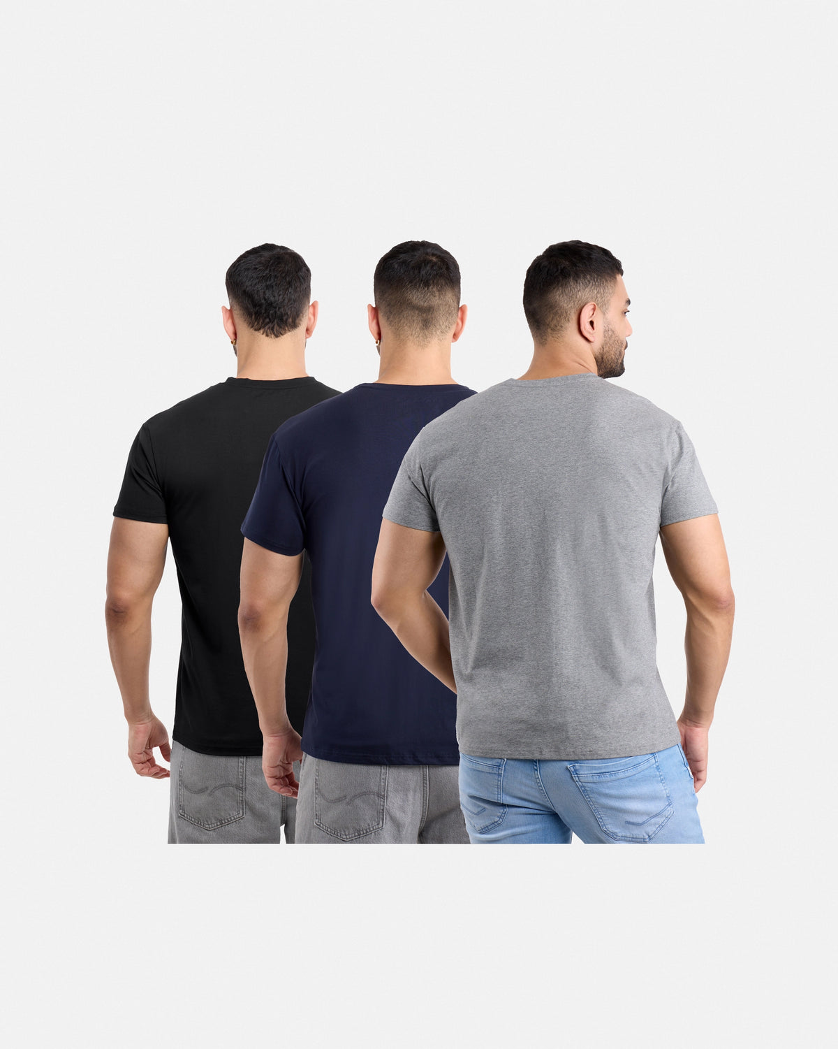 #3PTSM2102414 The Classic Comfort V-Neck Tee (3 Pack)-thumbmail-11