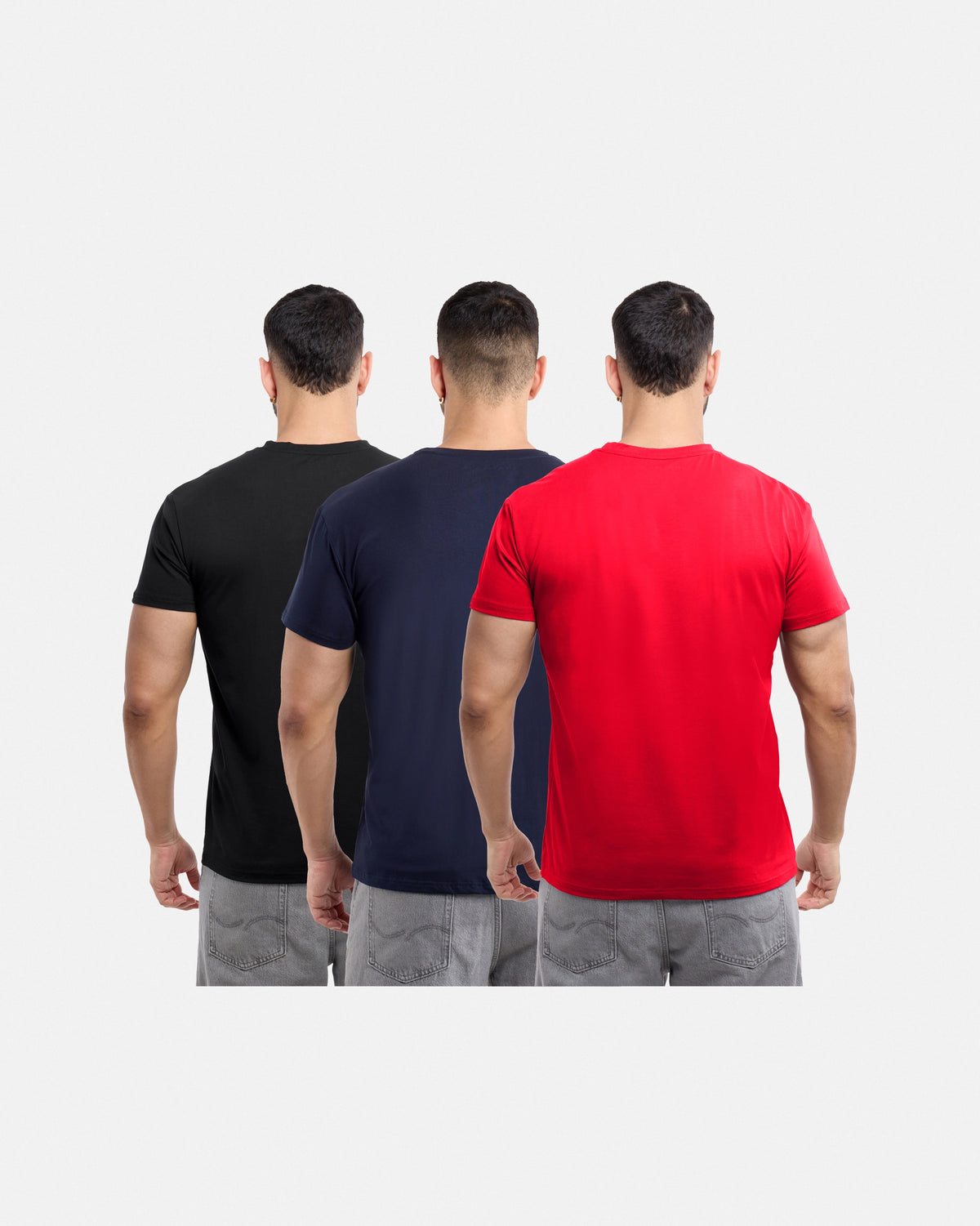 #3PTSM2102414 The Classic Comfort V-Neck Tee (3 Pack)-thumbmail-17