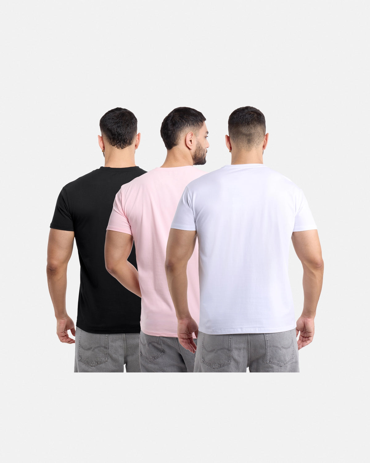 #3PTSM2102414 The Classic Comfort V-Neck Tee (3 Pack)-thumbmail-5