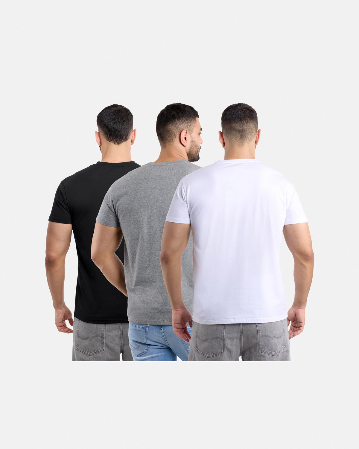 #3PTSM2102414 The Classic Comfort V-Neck Tee (3 Pack)-thumbmail-20