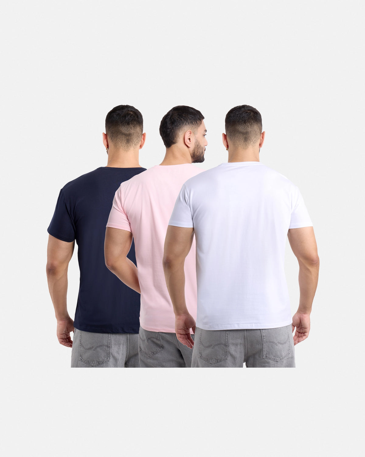 #3PTSM2102414 The Classic Comfort V-Neck Tee (3 Pack)-thumbmail-38