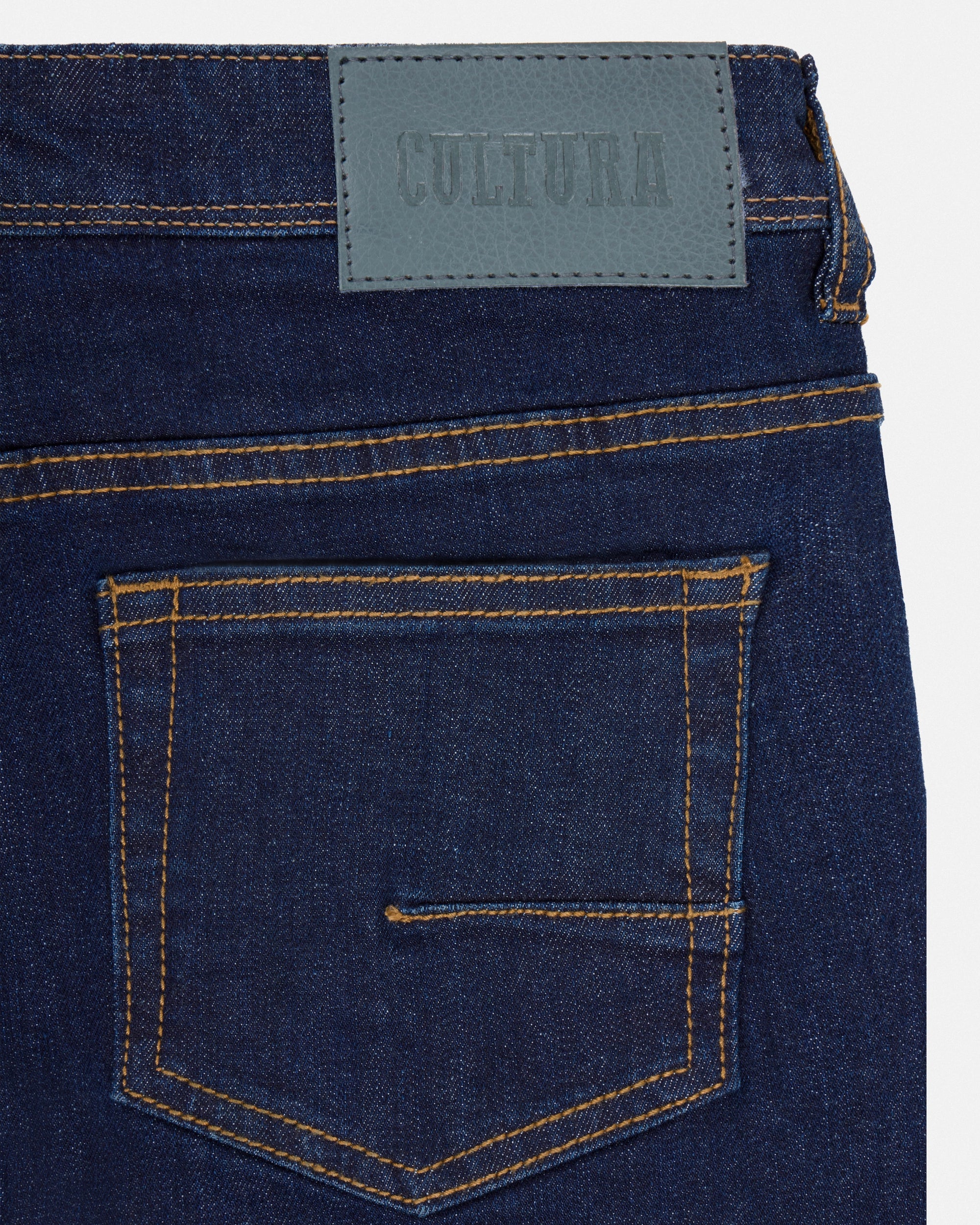 CULTURA Boy's Slim Fit Washed Accent Stitch Denim Pants-thumbmail-6