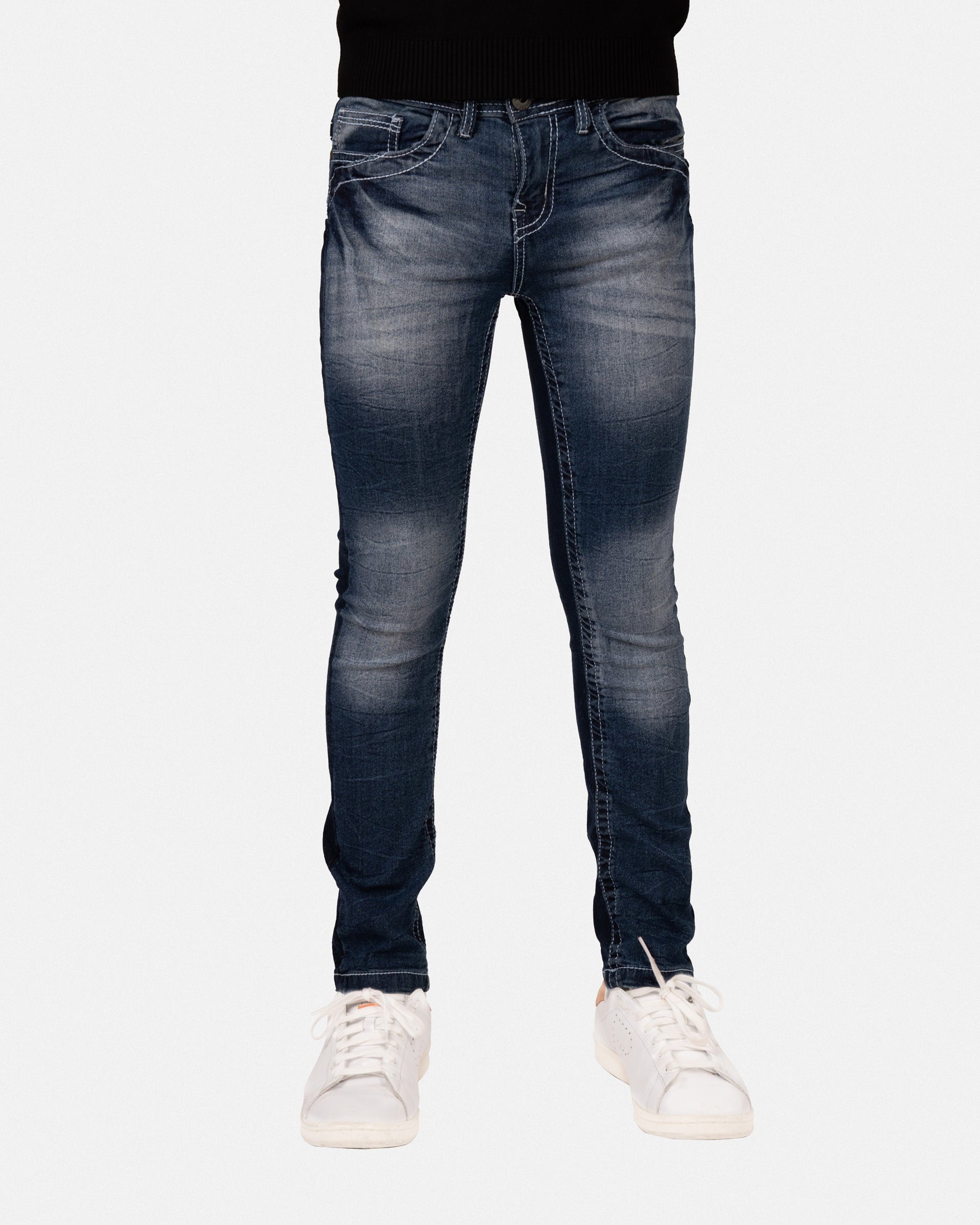 Jean grossesse skinny super stretch - Debut de grossesse - petit bandeau - Triple stone Jean grossesse skinny super stretch - Debut de grossesse - petit bandeau - Triple stone
