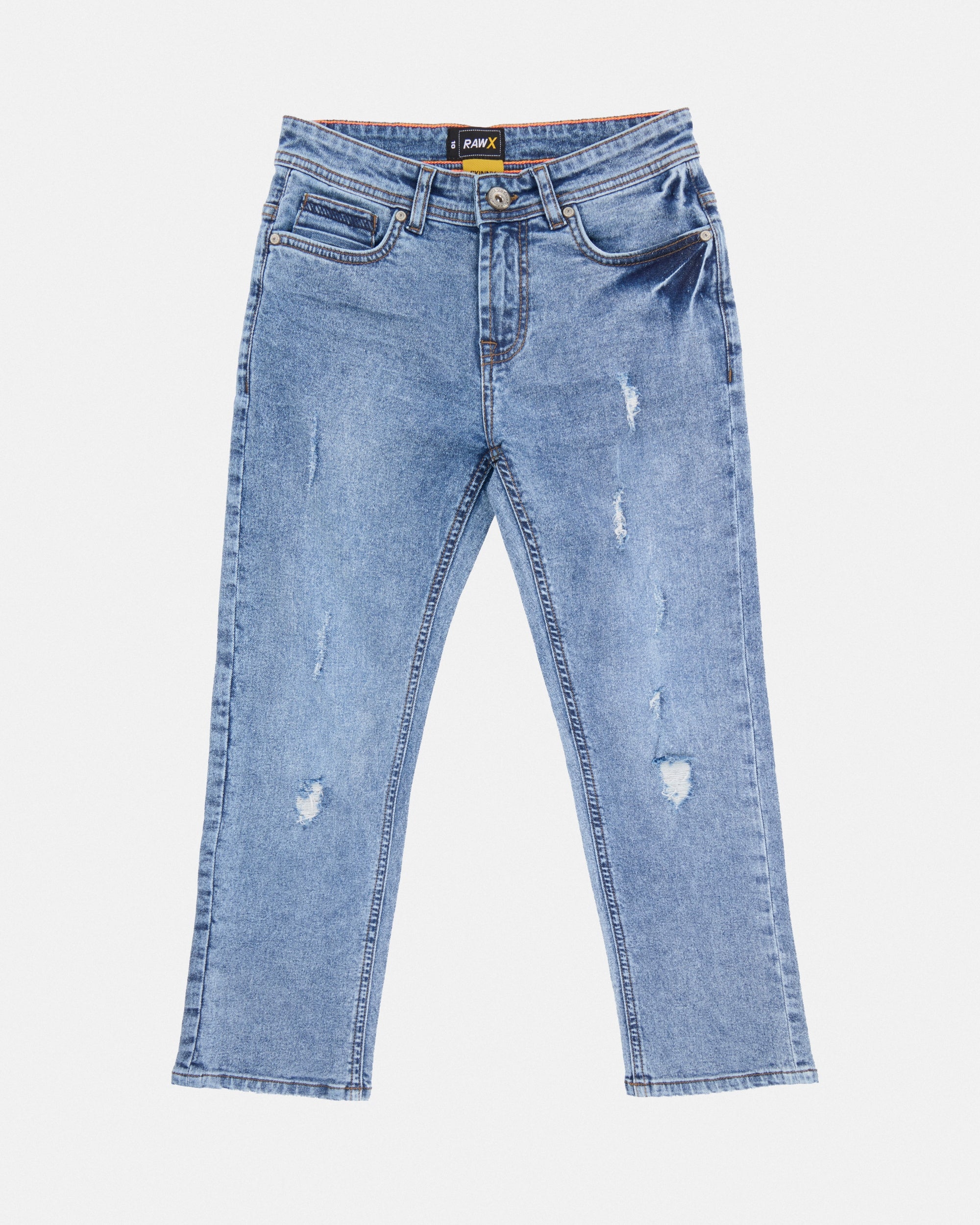 Boy's Rip And Repair Denim Jeans