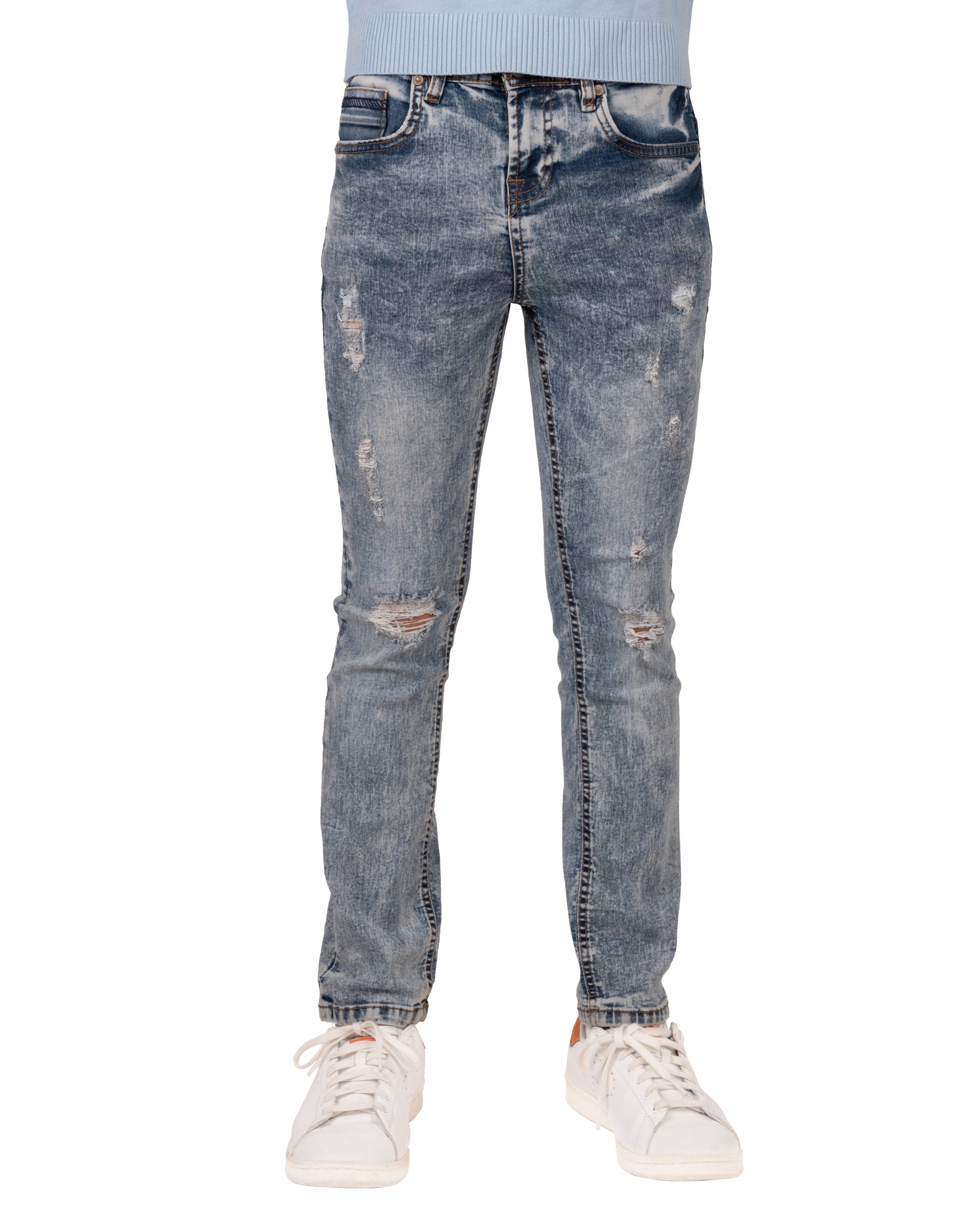 Boy's Rip And Repair Denim Jeans