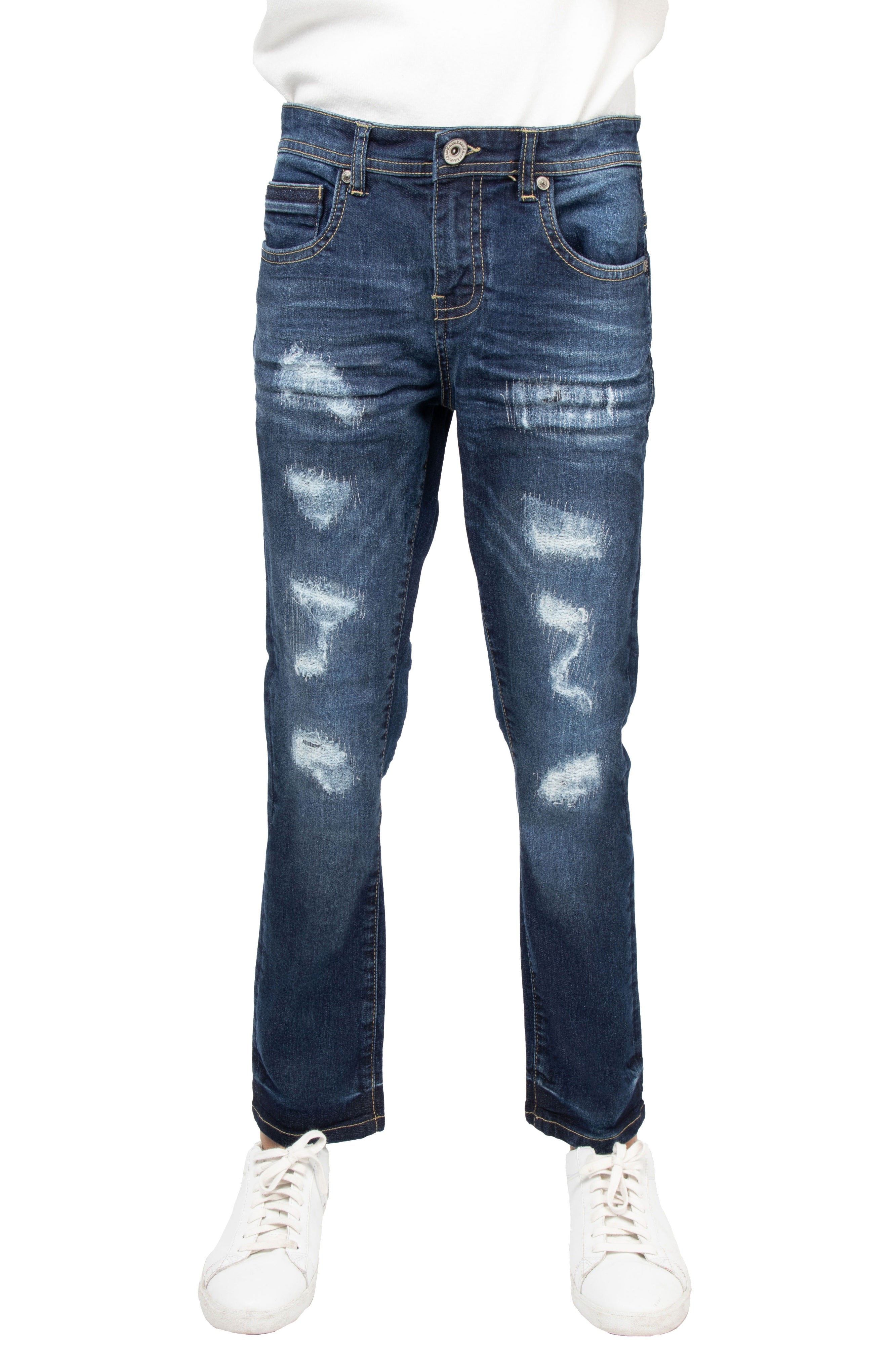 Distressed Jeans, for Boys - denim blue, Boys