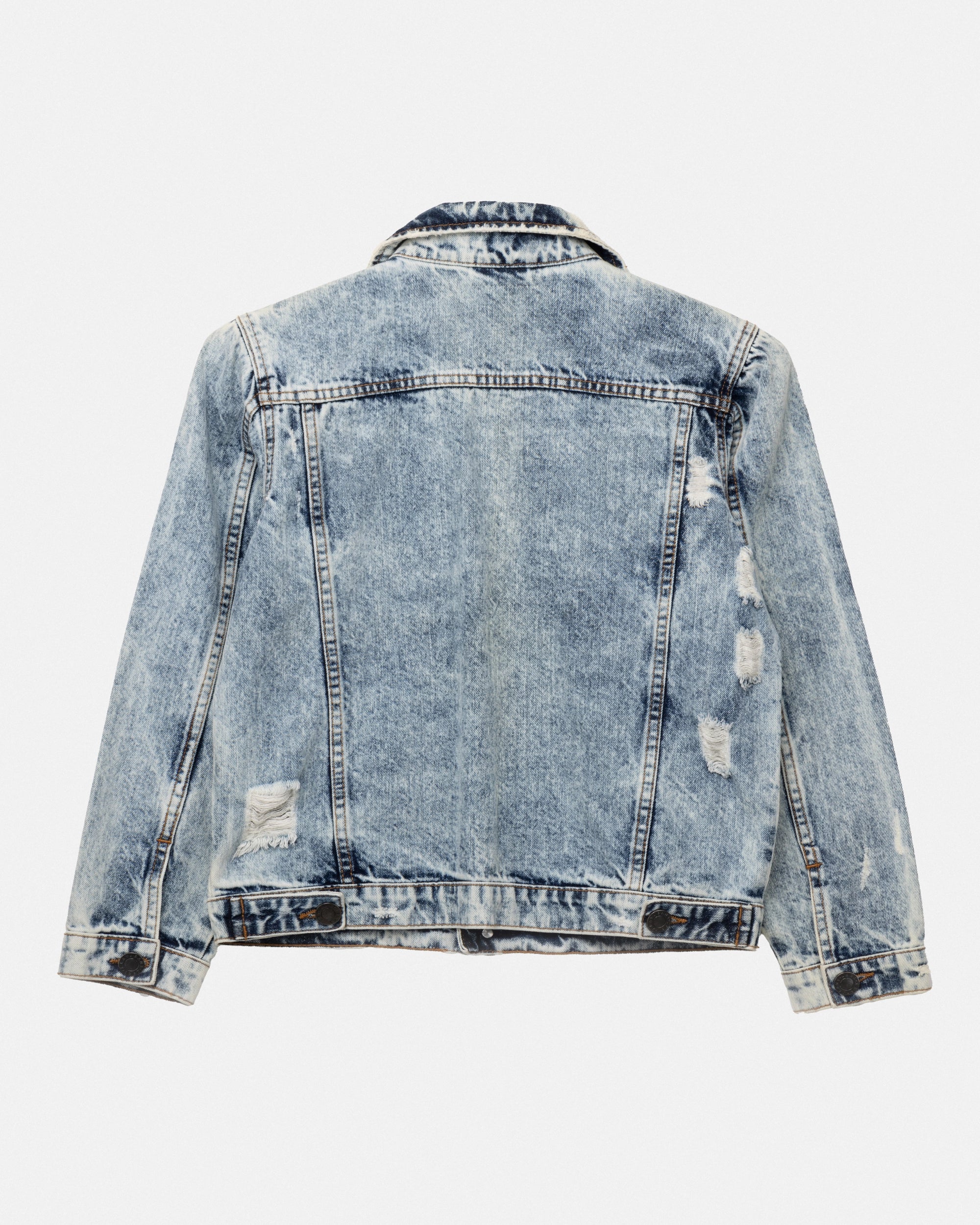 X RAY Boy's Distressed Rip & Repair Denim Jackets-thumbmail-12