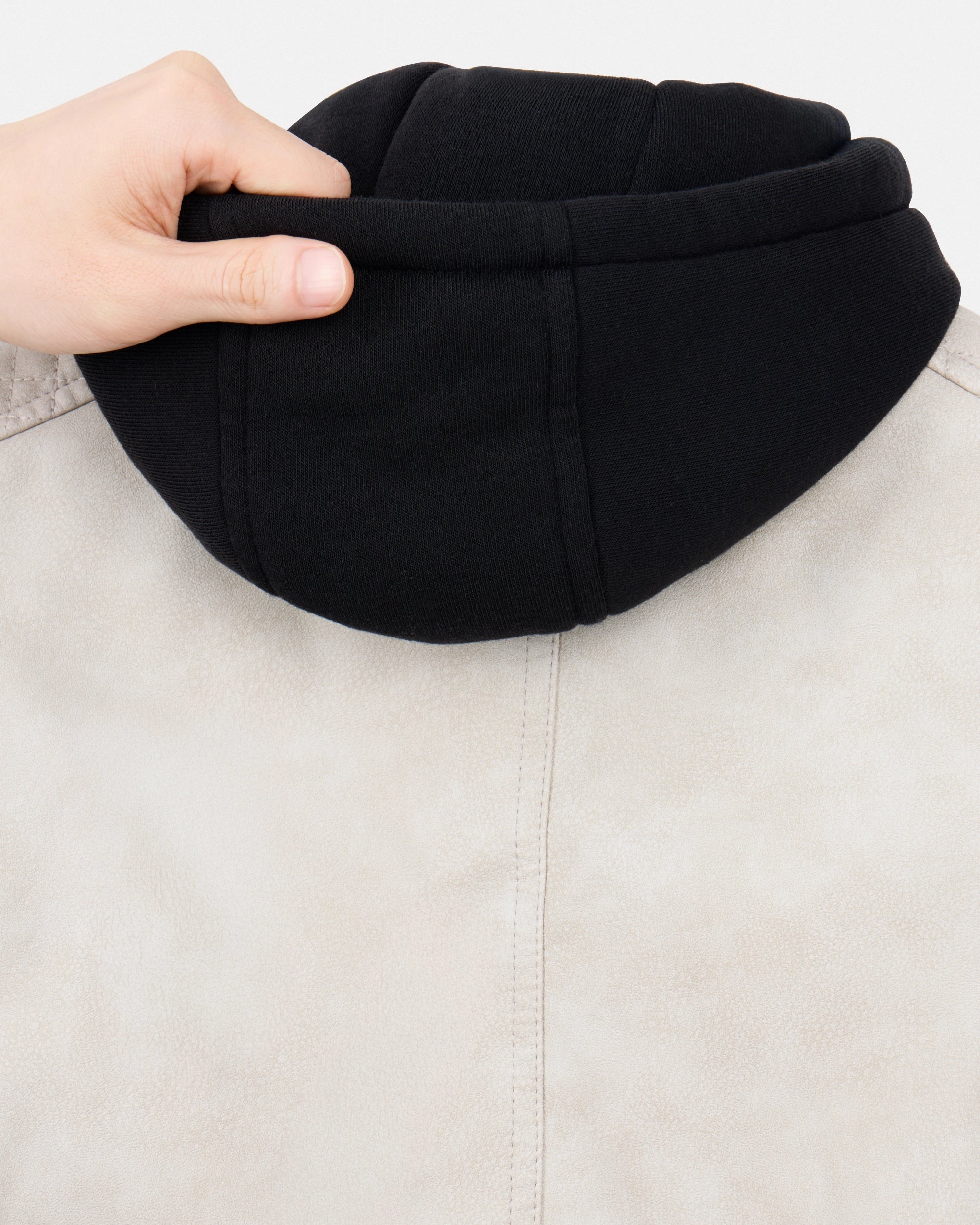 X RAY Boys PU Leather Jacket With Hood And Faux Shearling Lining.-thumbmail-11