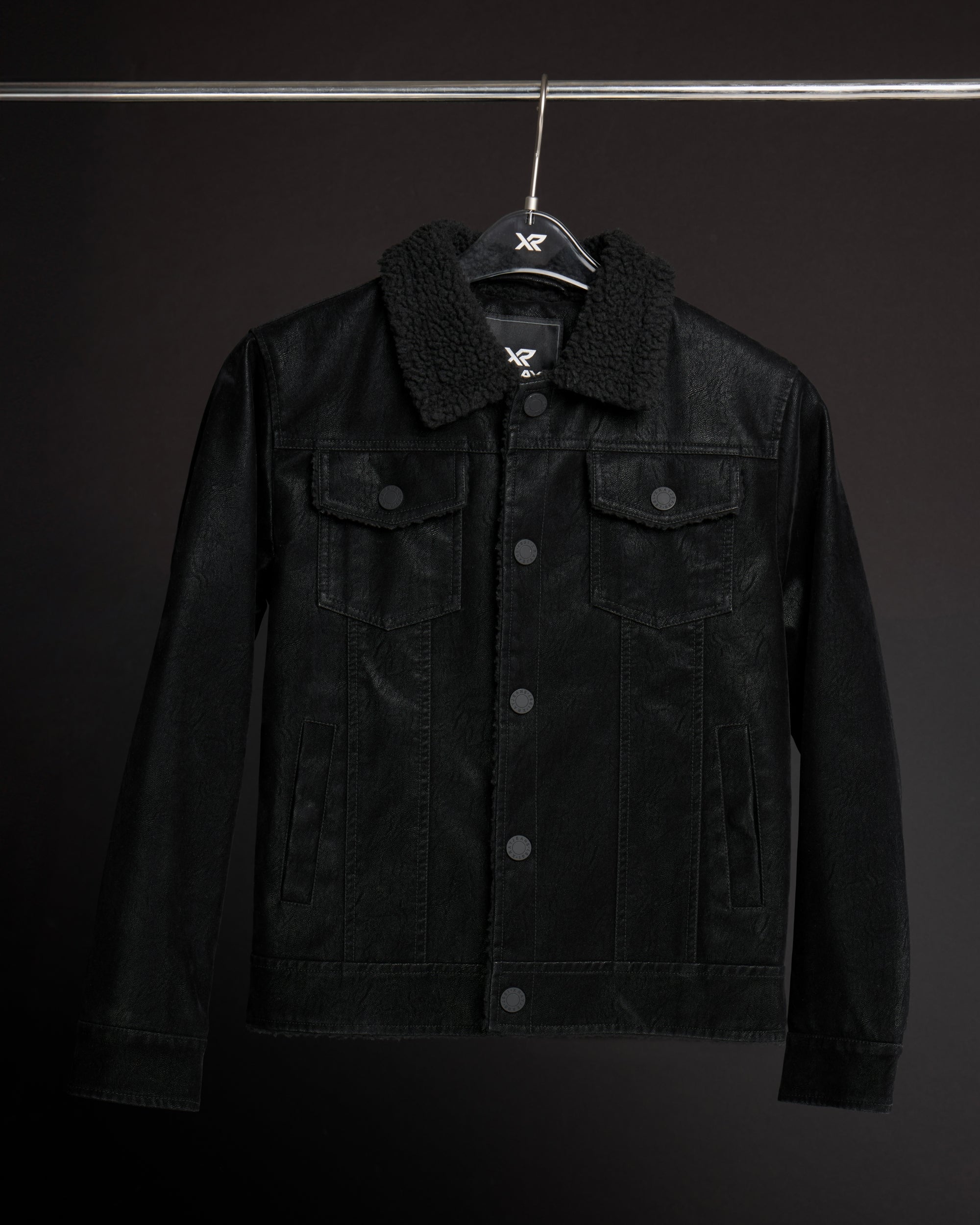 X RAY Boys Faux Suede Ranger Jacket With Faux Shearling Lining